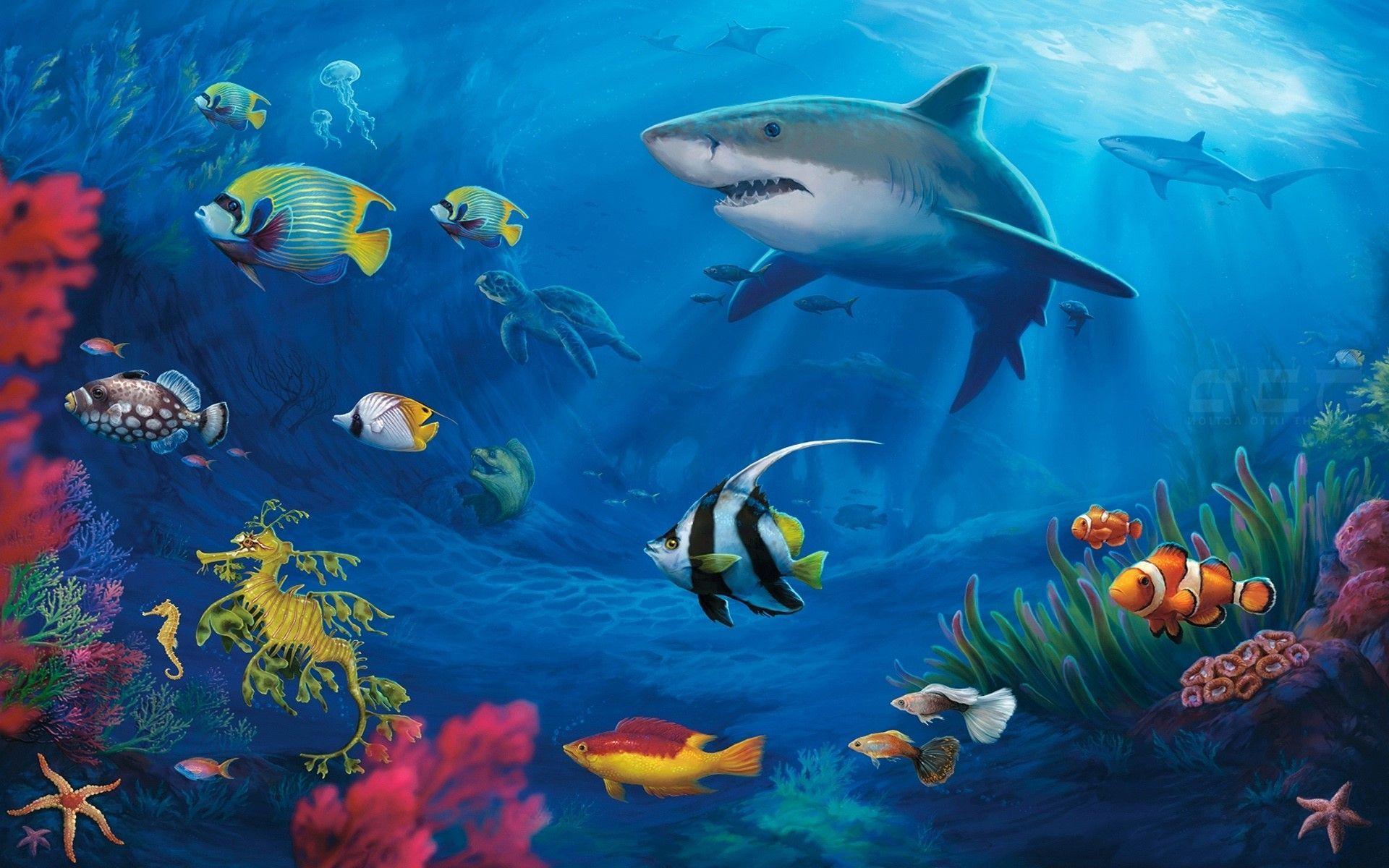 1920x1200 Pleasing New Picture: Tropical Fish Desktop Wallpaper, Amazing