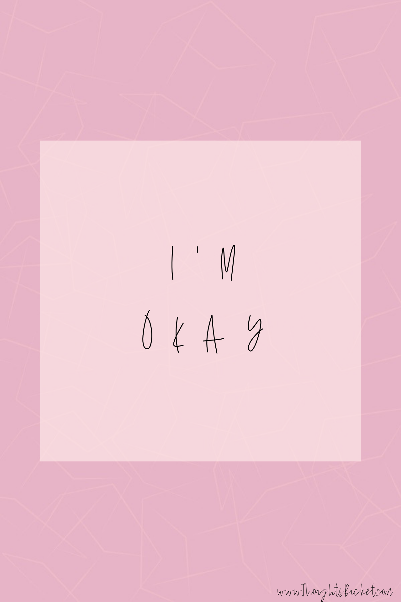1279x1920 I'm Okay- Free Wallpaper. Happy quotes, Positive quotes wallpaper, Happy quotes positive