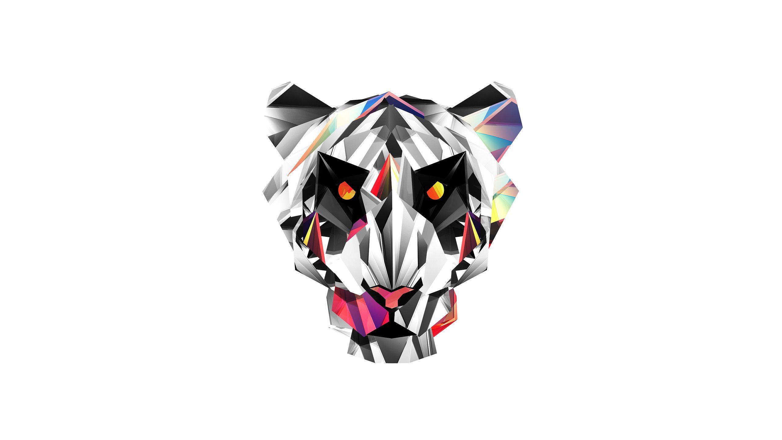 2560x1440 Simple Geometric Animal Wallpaper