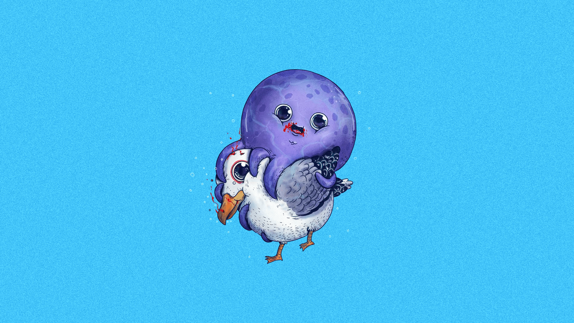 1920x1080 Minimalist Animals .