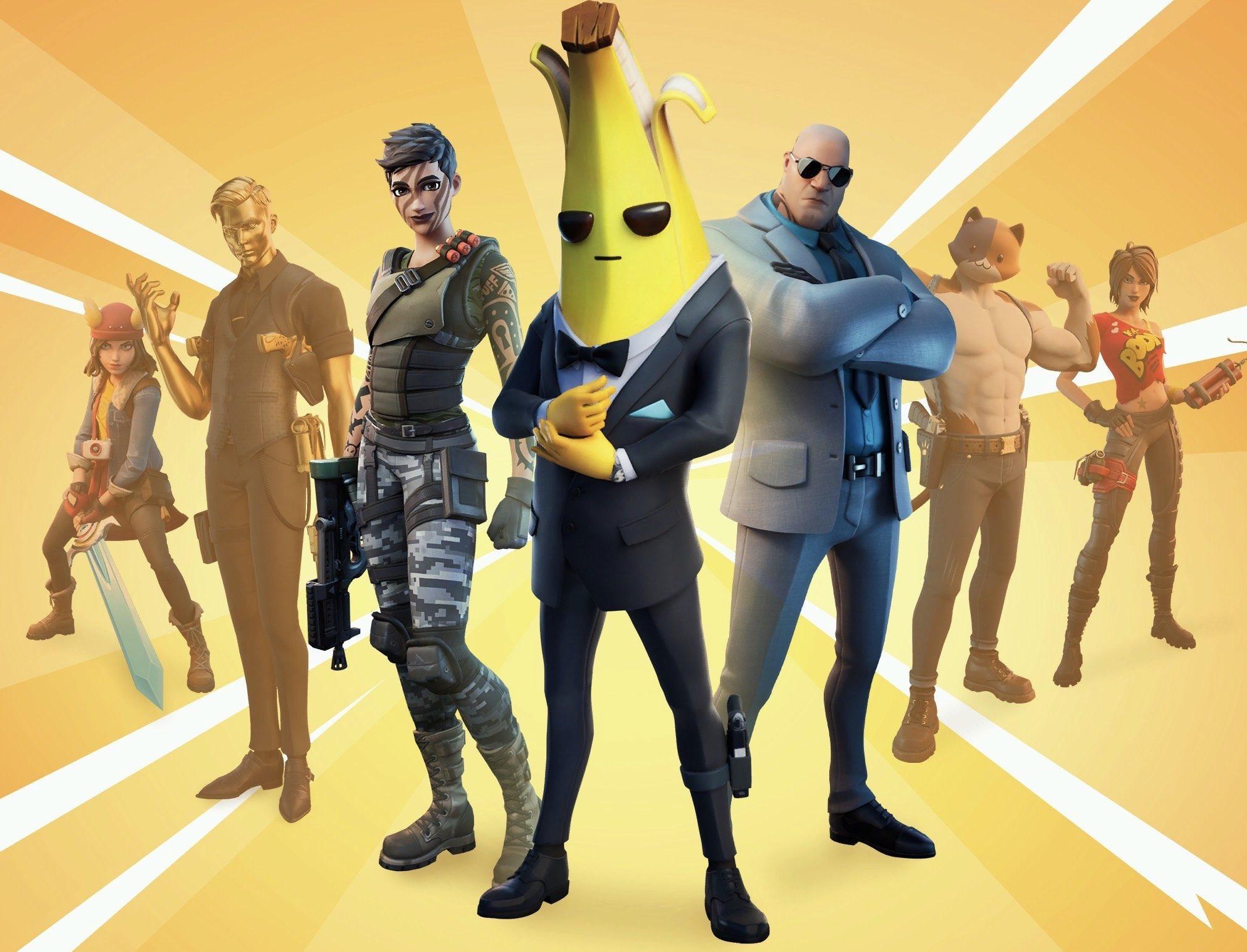 Fortnite Agent Peely Skin Outfit 4K Wallpaper 51875