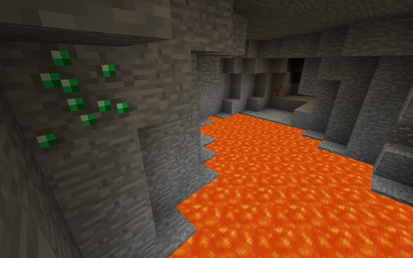 1440x900 Minecraft Lava Creeper Wallpaper