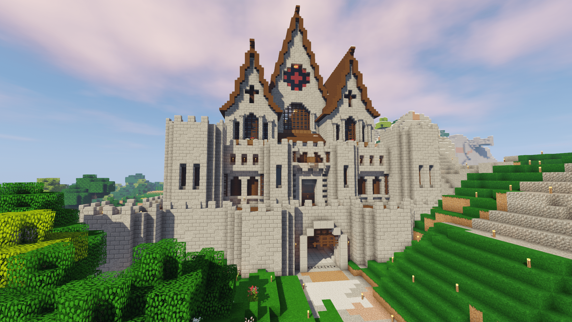 Minecraft Castle Wallpapers Top Free Minecraft Castle Backgrounds Wallpaperaccess