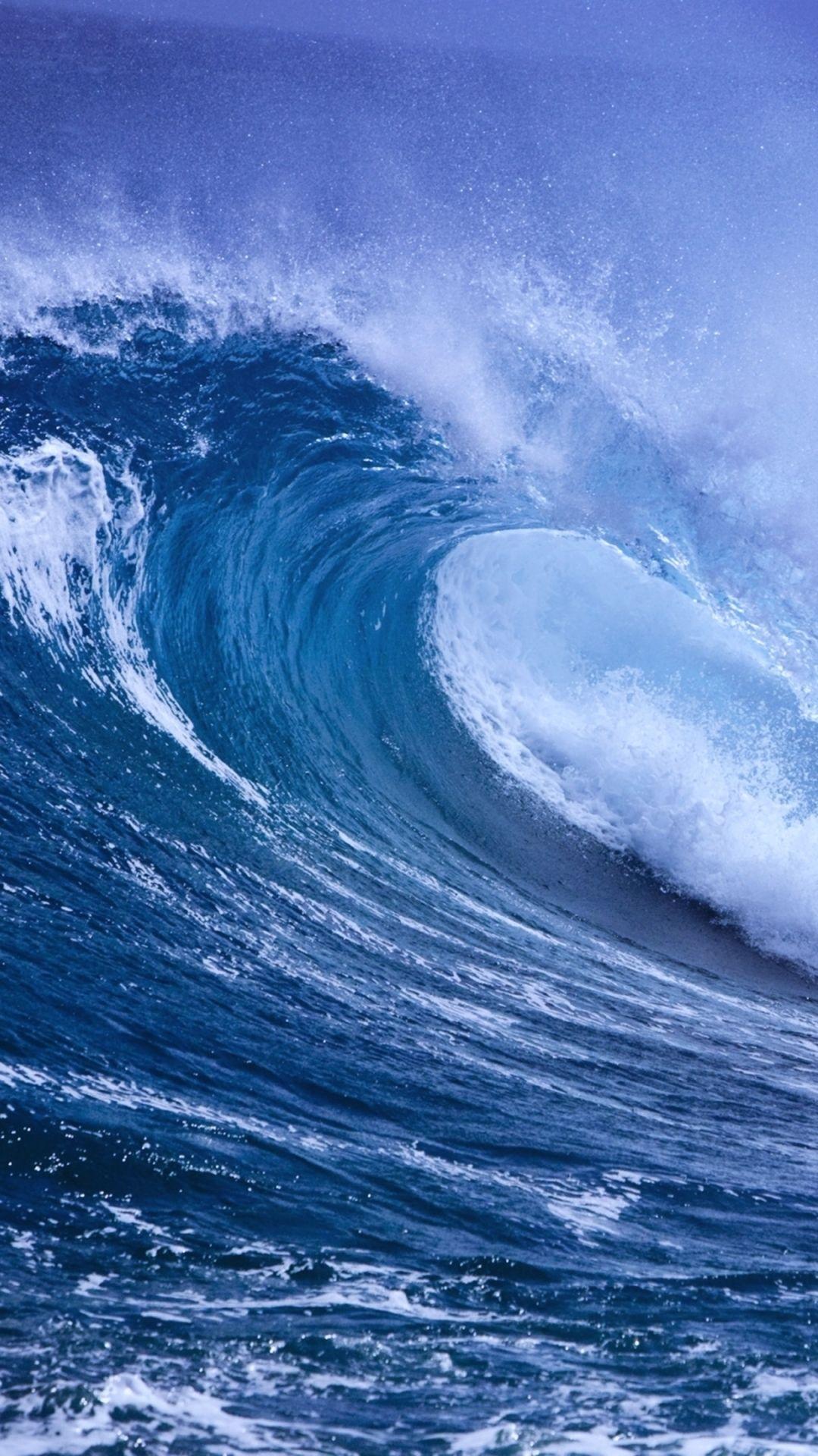 1080x1920 Waves iPhone Wallpaper