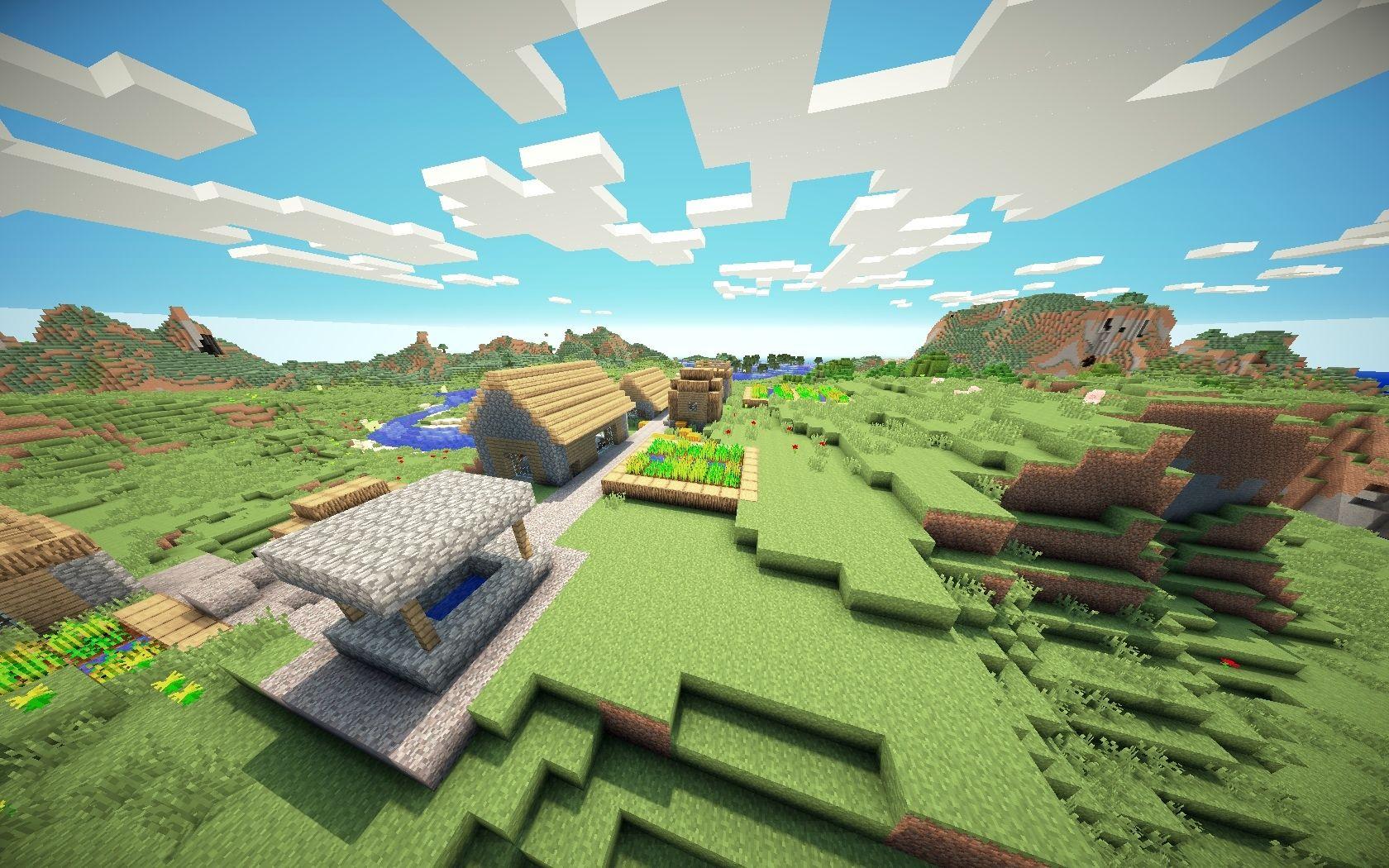 1680x1050 Minecraft Earth Wallpaper .