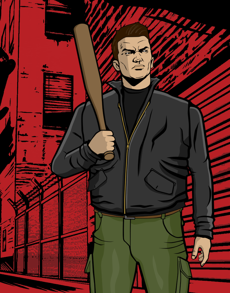 790x1005 GTA III's Claude. Grand theft auto artwork, San andreas gta, Grand theft auto series
