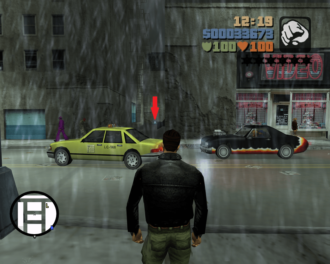 1280x1024 History and game moves in 'Grand Theft Auto 3'. by Dan Hill. A chair in a room