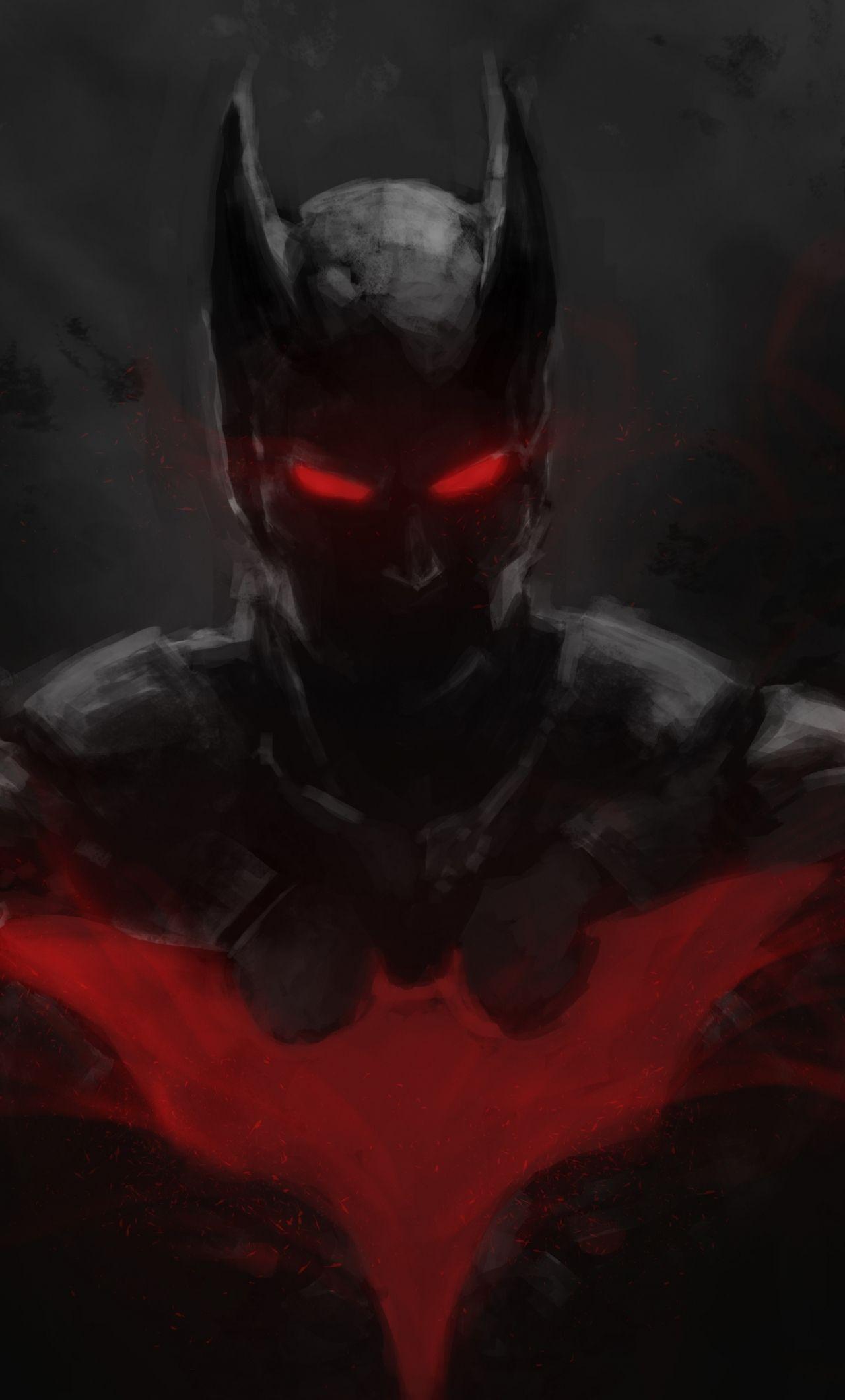 1280x2120 Download 1280x2120 wallpaper red glowing eyes, batman, dark, iphone 6 plus, 1280x2120 HD image, background, 24874
