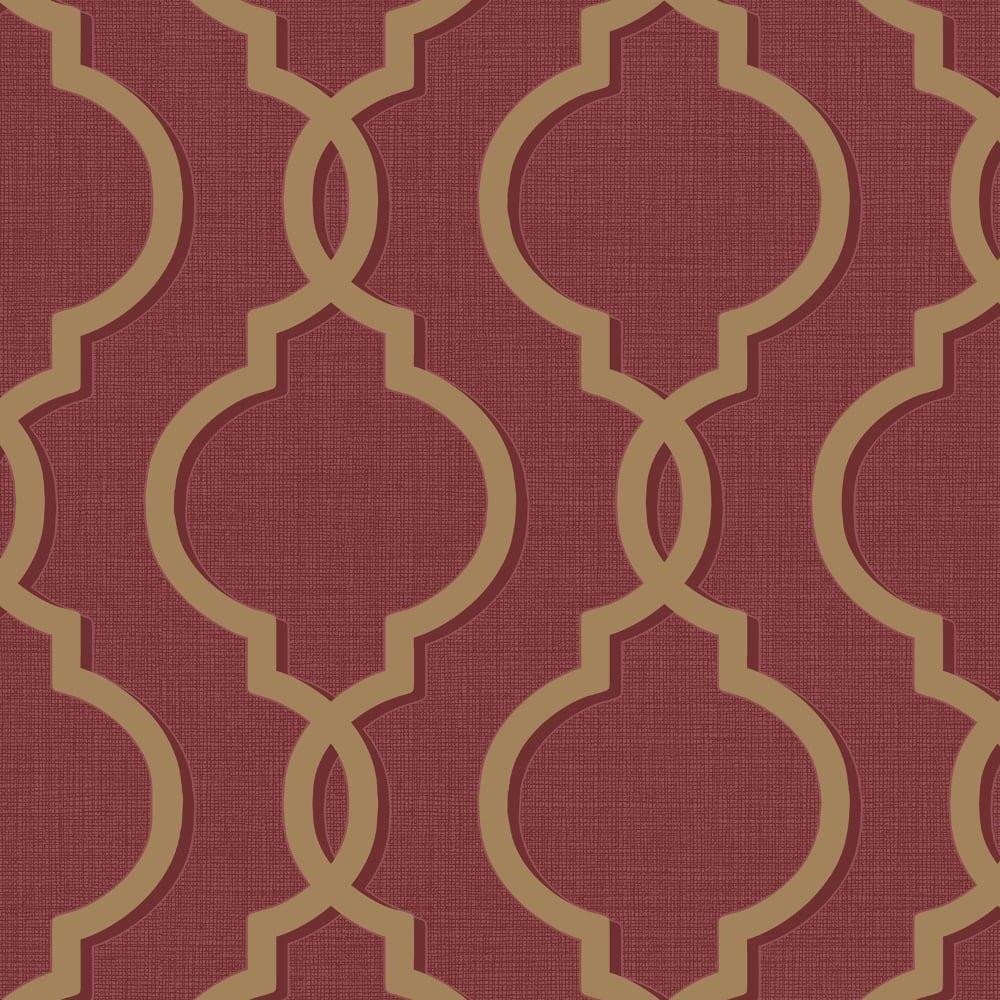 1000x1000 Geometric Baroque Pattern Wallpaper Metallic Glitter Textured 65494