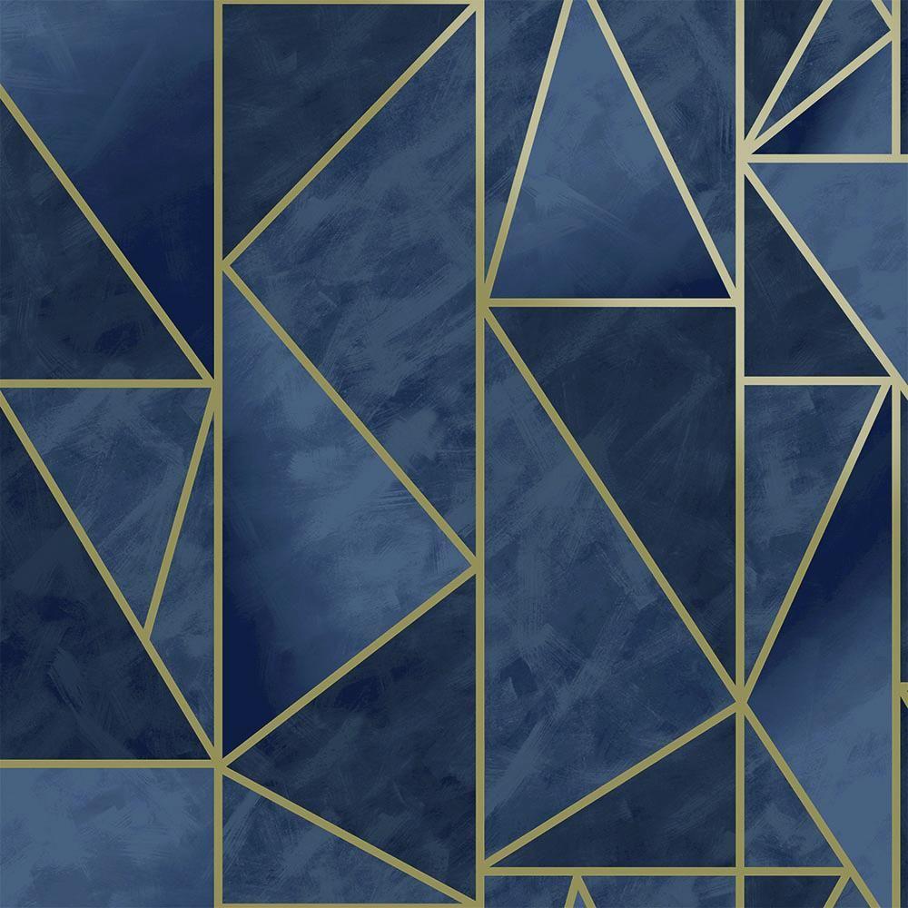 Blue and Gold Geometric Wallpapers - Top Free Blue and Gold Geometric ...