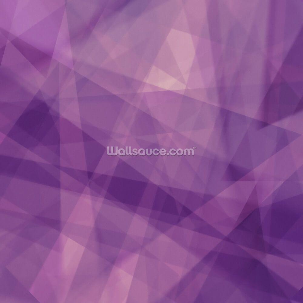 1000x1000 Abstract Purple Geometric Wallpaper Mural