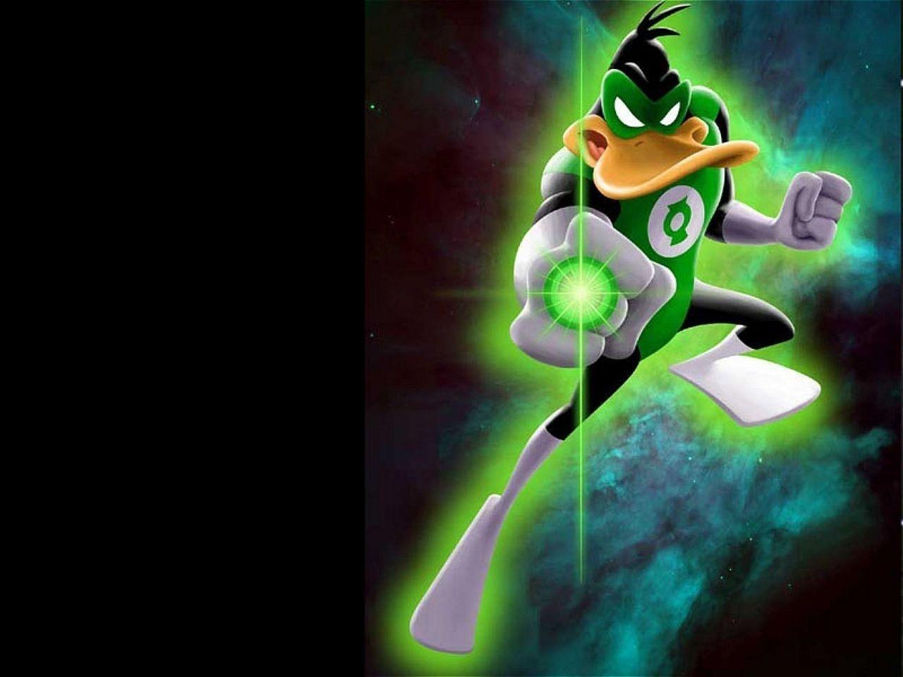 1280x960 Daffy Duck Green Lantern. Cartoon wallpaper, Daffy duck, Duck wallpaper