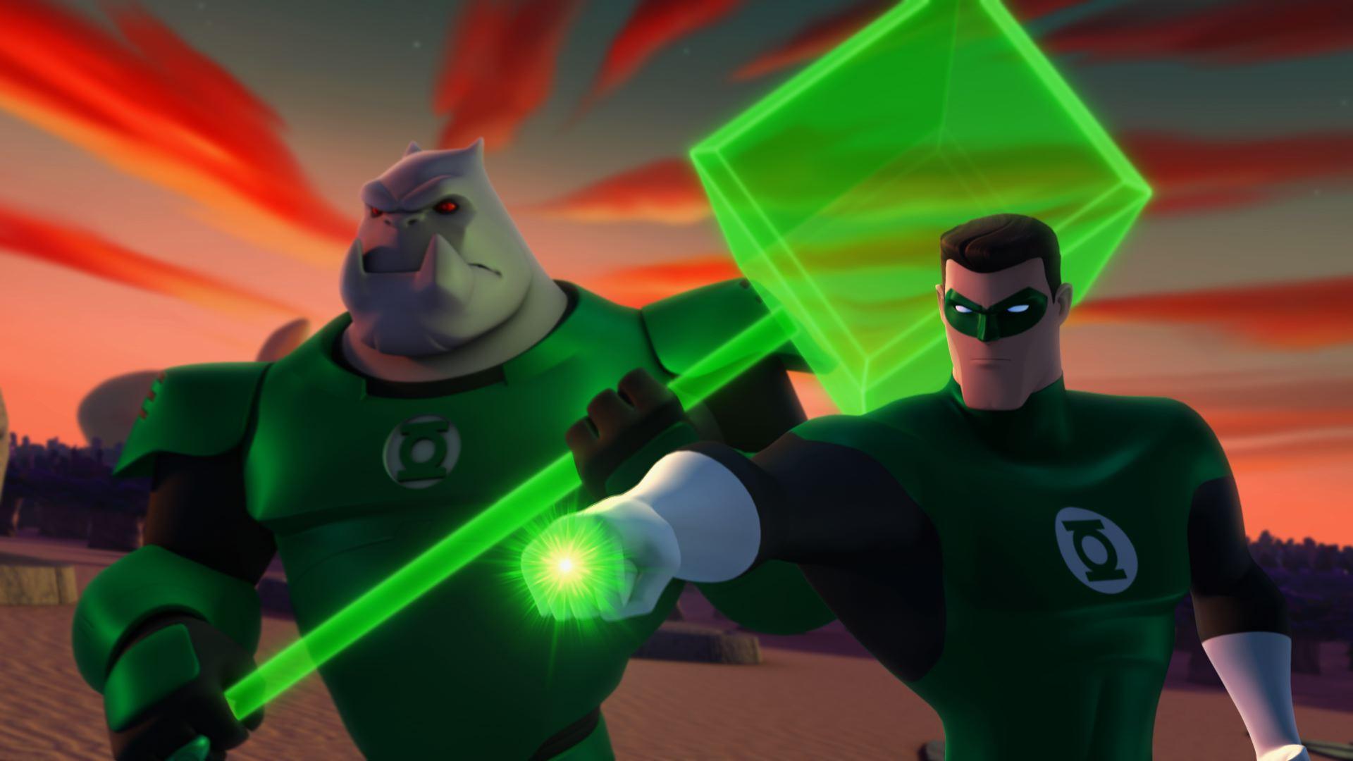 1920x1080 Green Lantern Cartoon Powers