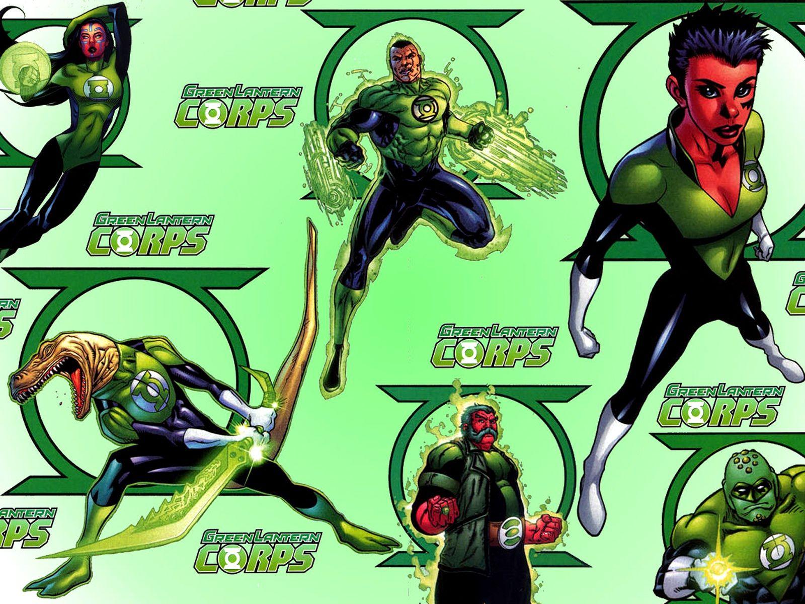 1600x1200 Green Lantern Cartoon Character .
