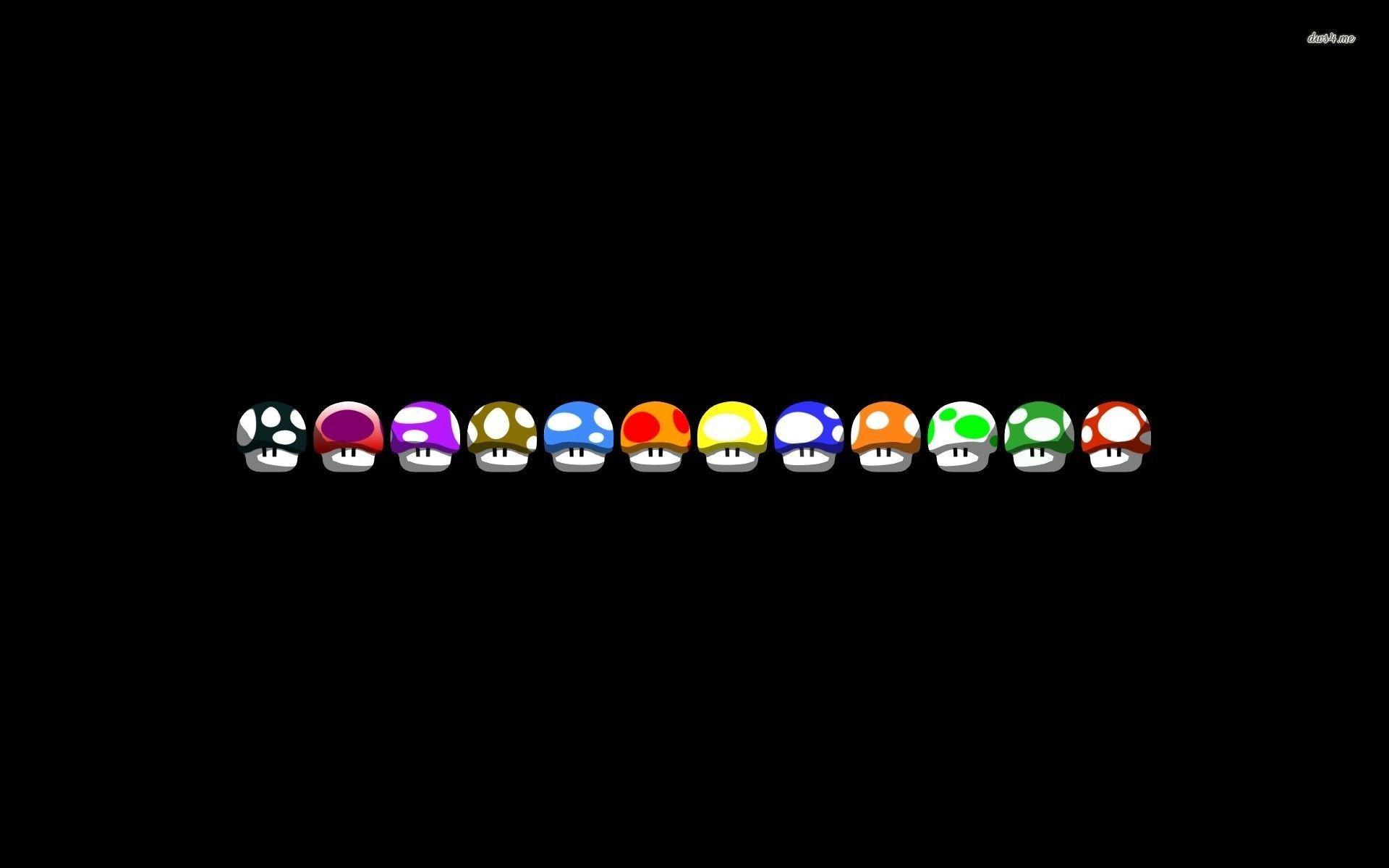 1920x1200 Mario Mushrooms Wallpaper