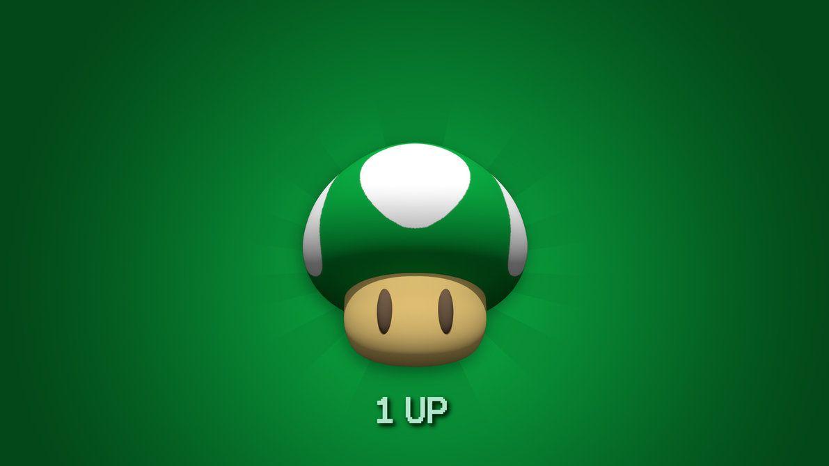 1191x670 Mario Mushroom 1 Up 3D Wallpaper