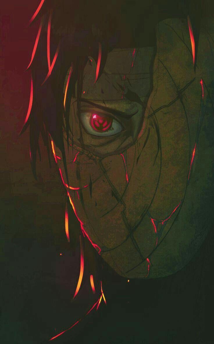 736x1179 Wallpaper Mata Sharingan Tobi