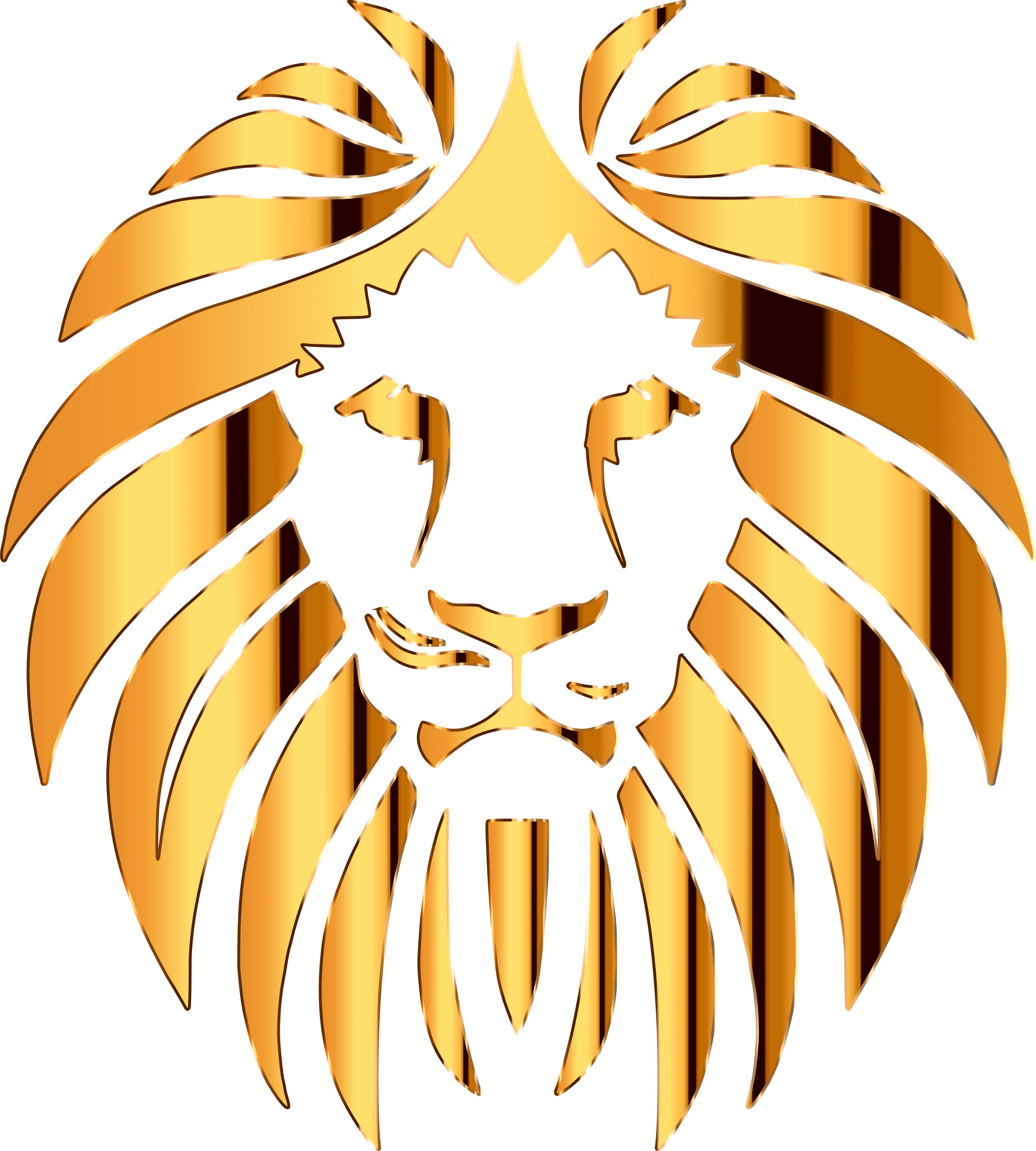2114x2350 Golden Lion Clipart Lion Transparent Background