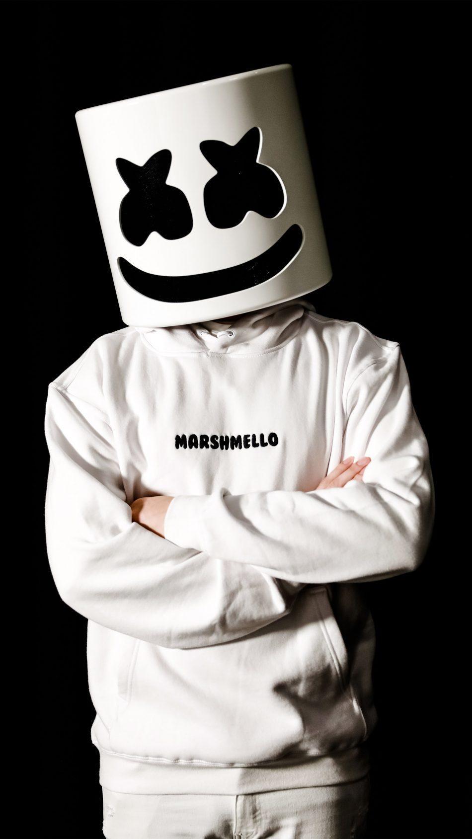 Hình nền tối cao 950x1689 Hình nền Marshmello Marshmallow