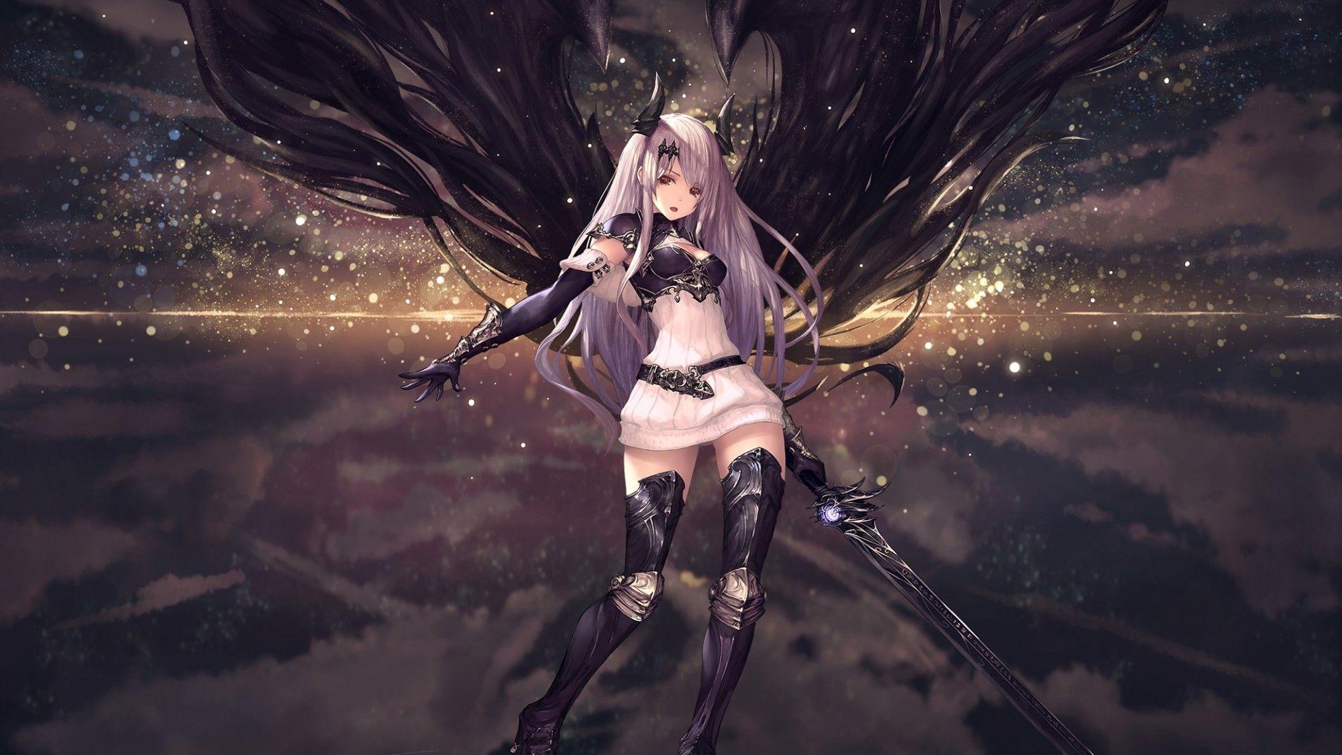 1920x1080 Anime Demon Girl 1080p Wallpaper