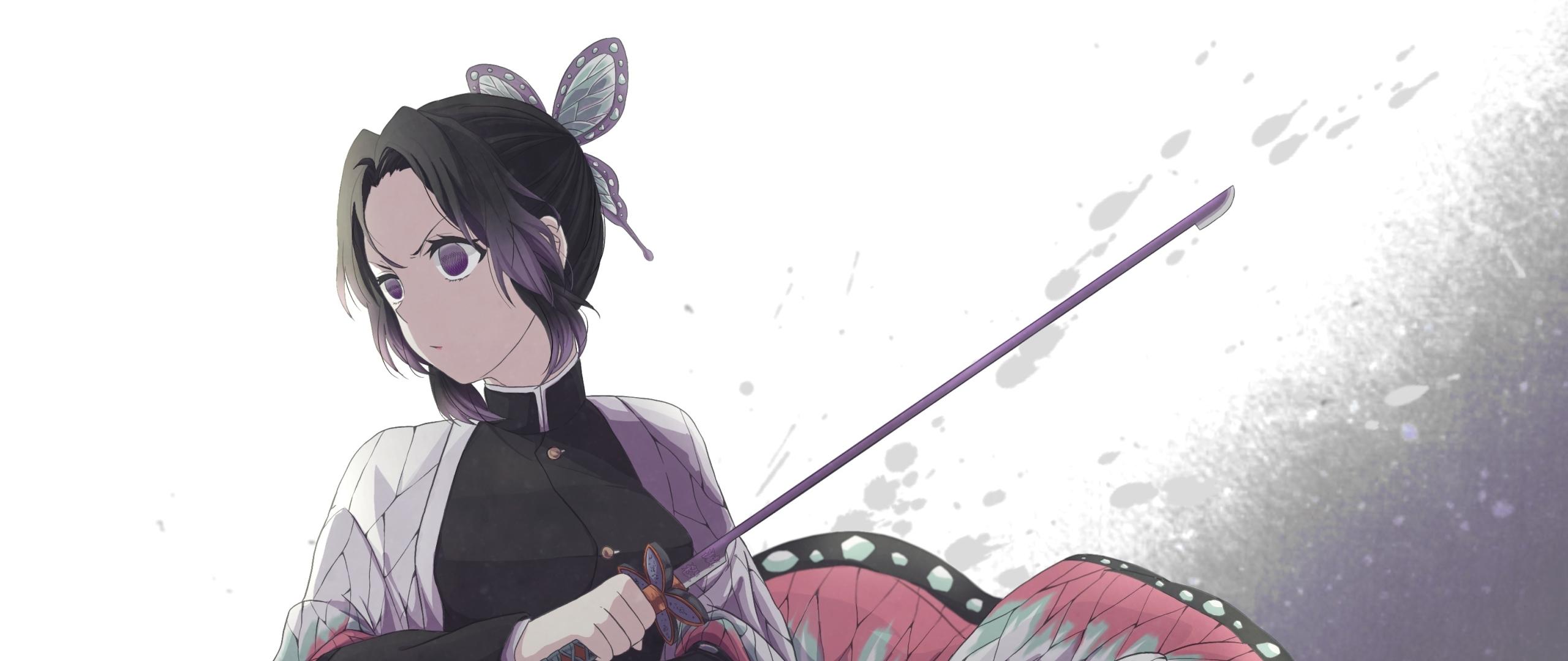 2560x1080 Shinobu Kochou Demon Slayer 2560x1080 Resolution Wallpaper, HD Anime 4K Wallpaper, Image, Photo and Background