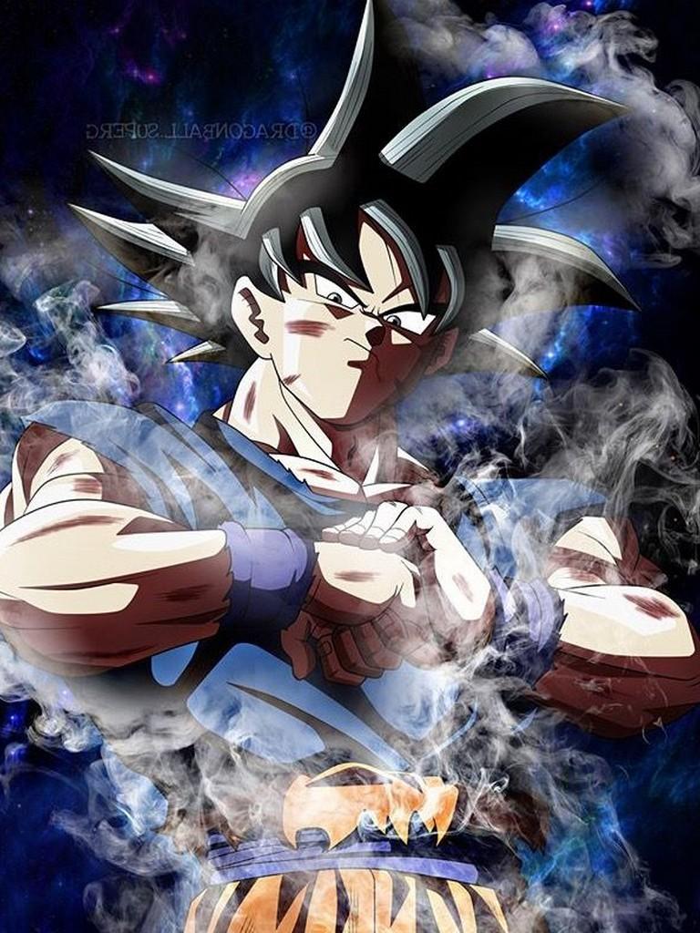768x1024 Dbz Wallpaper Android Wallpaper 4k Ultra Instinct 3D Wallpaper & Background Download