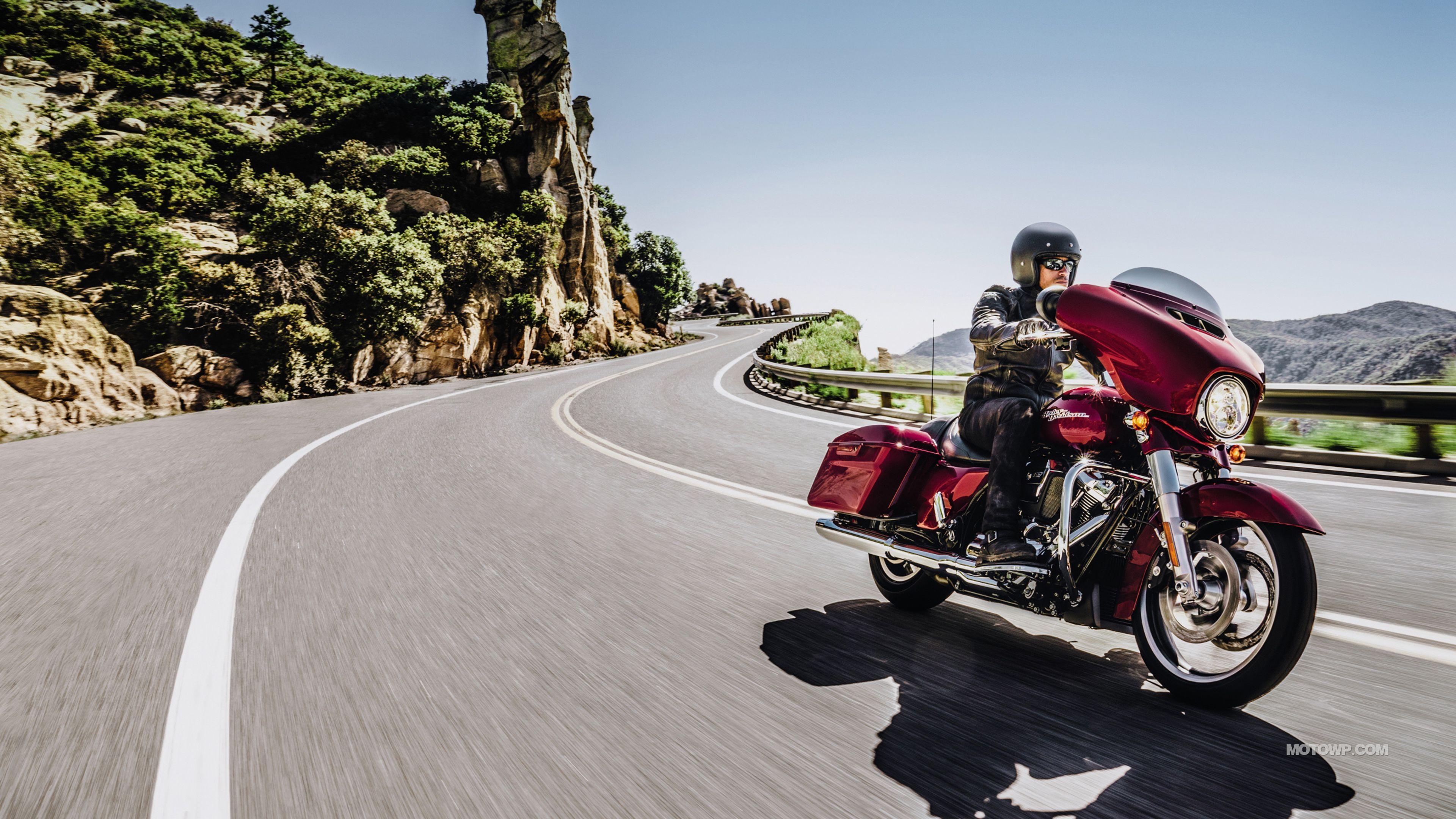 3840x2160 Motorcycles Desktop Wallpaper Harley Davidson Touring Street Glide Special