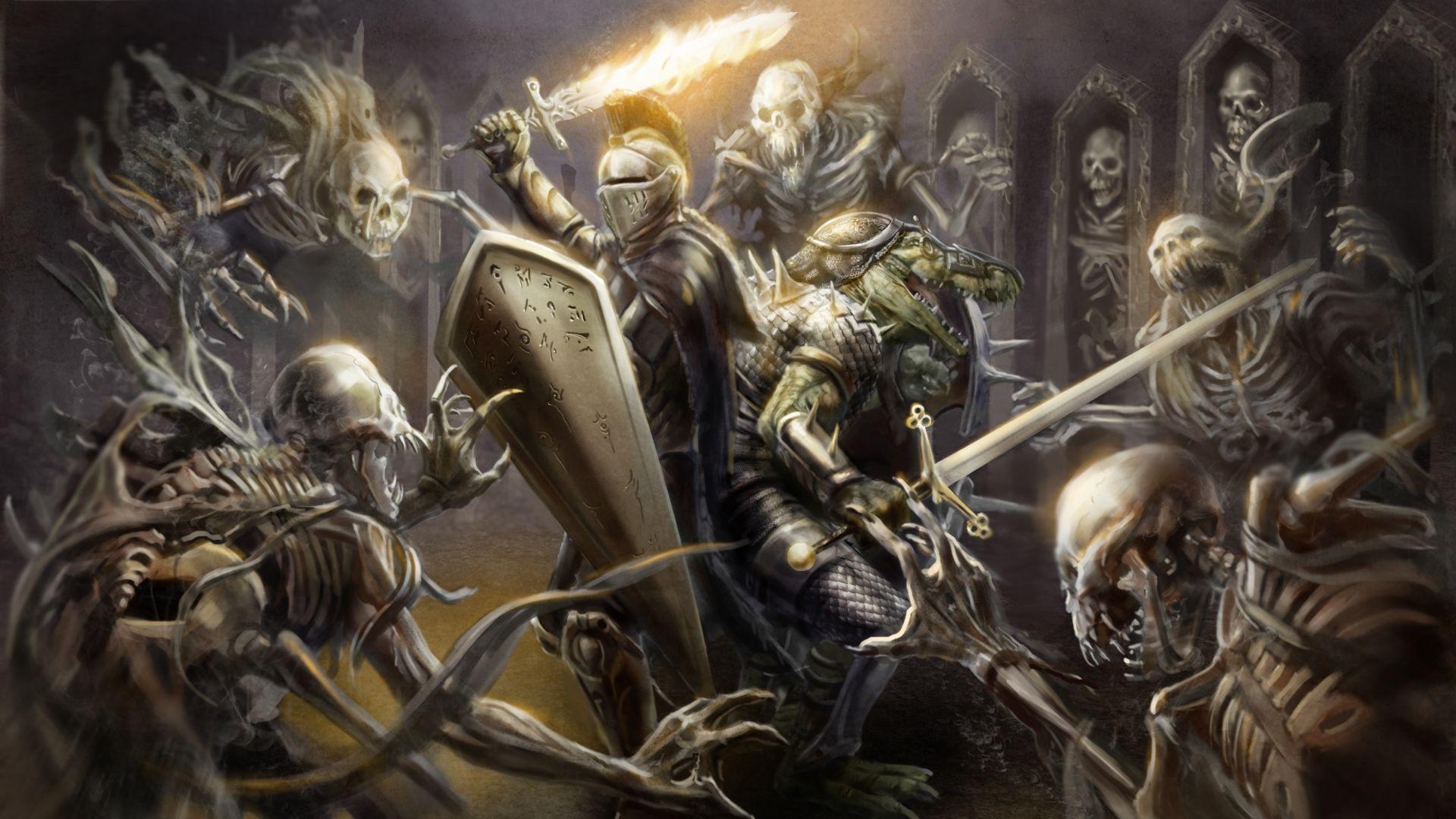 Skeleton Knight Wallpapers - Top Free Skeleton Knight Backgrounds ...