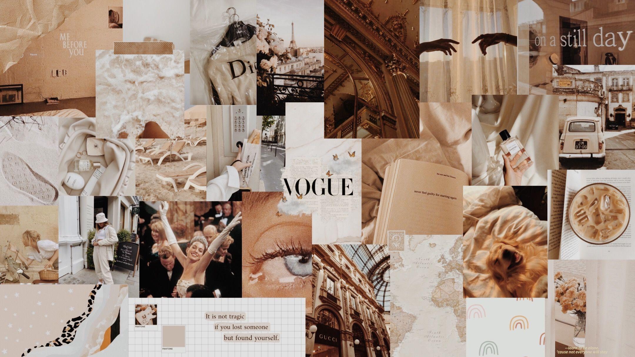 2160x1214 aesthetic tan laptop wallpaper. Laptop wallpaper, Aesthetic desktop wallpaper, Imac wallpaper