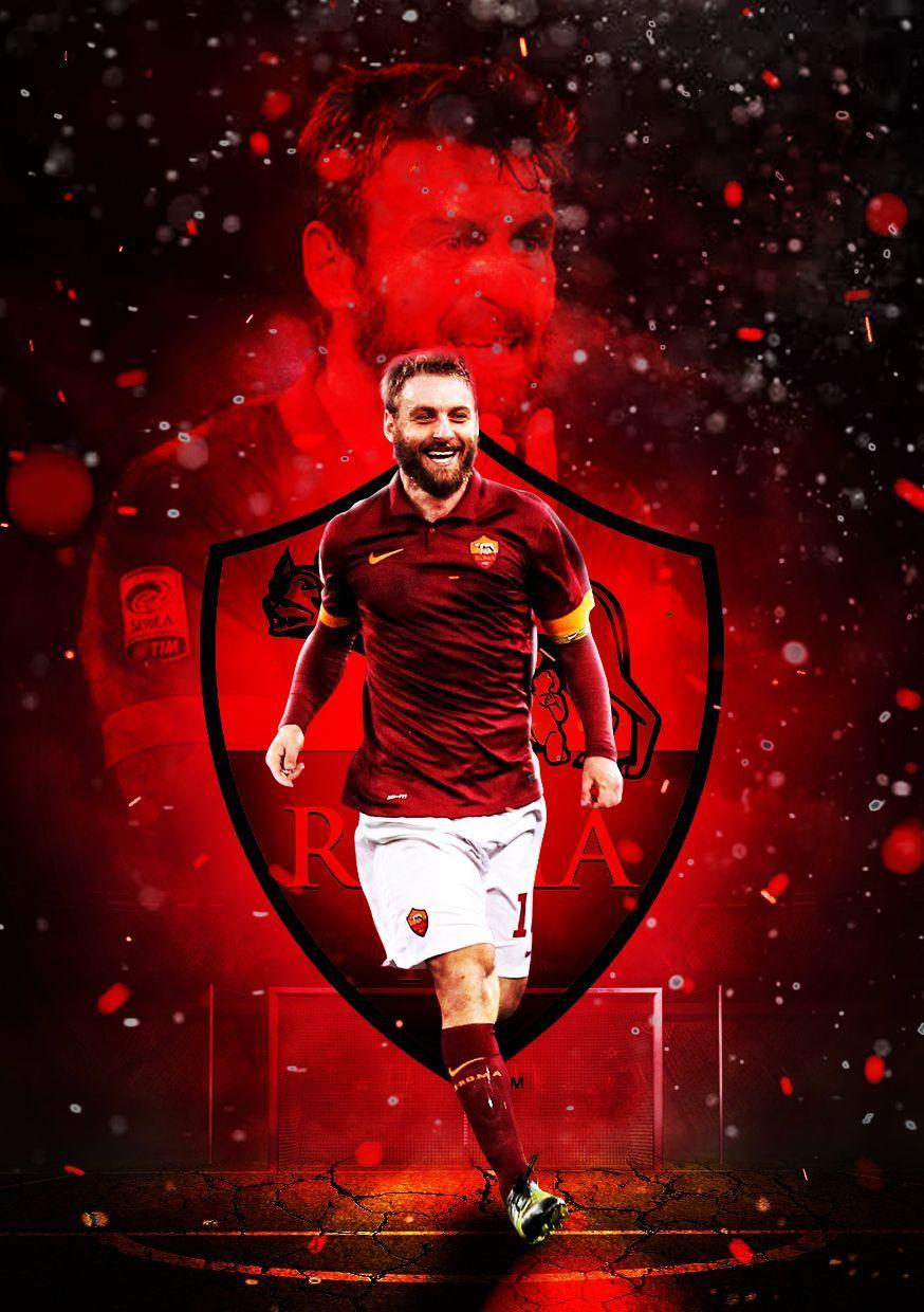 874x1240 Daniele De Rossi. Football wallpaper, Poster, Social media ad