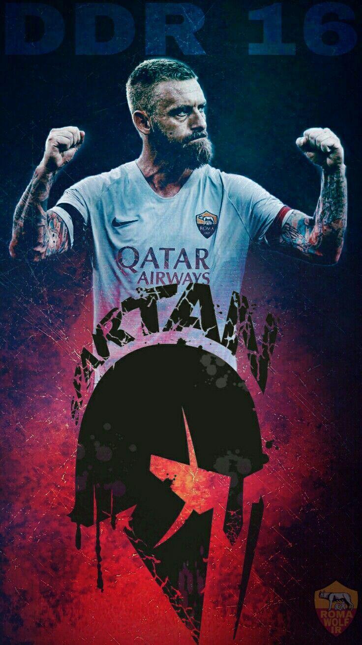 736x1308 Daniele De Rossi ideas. as roma, milan wallpaper, football artwork