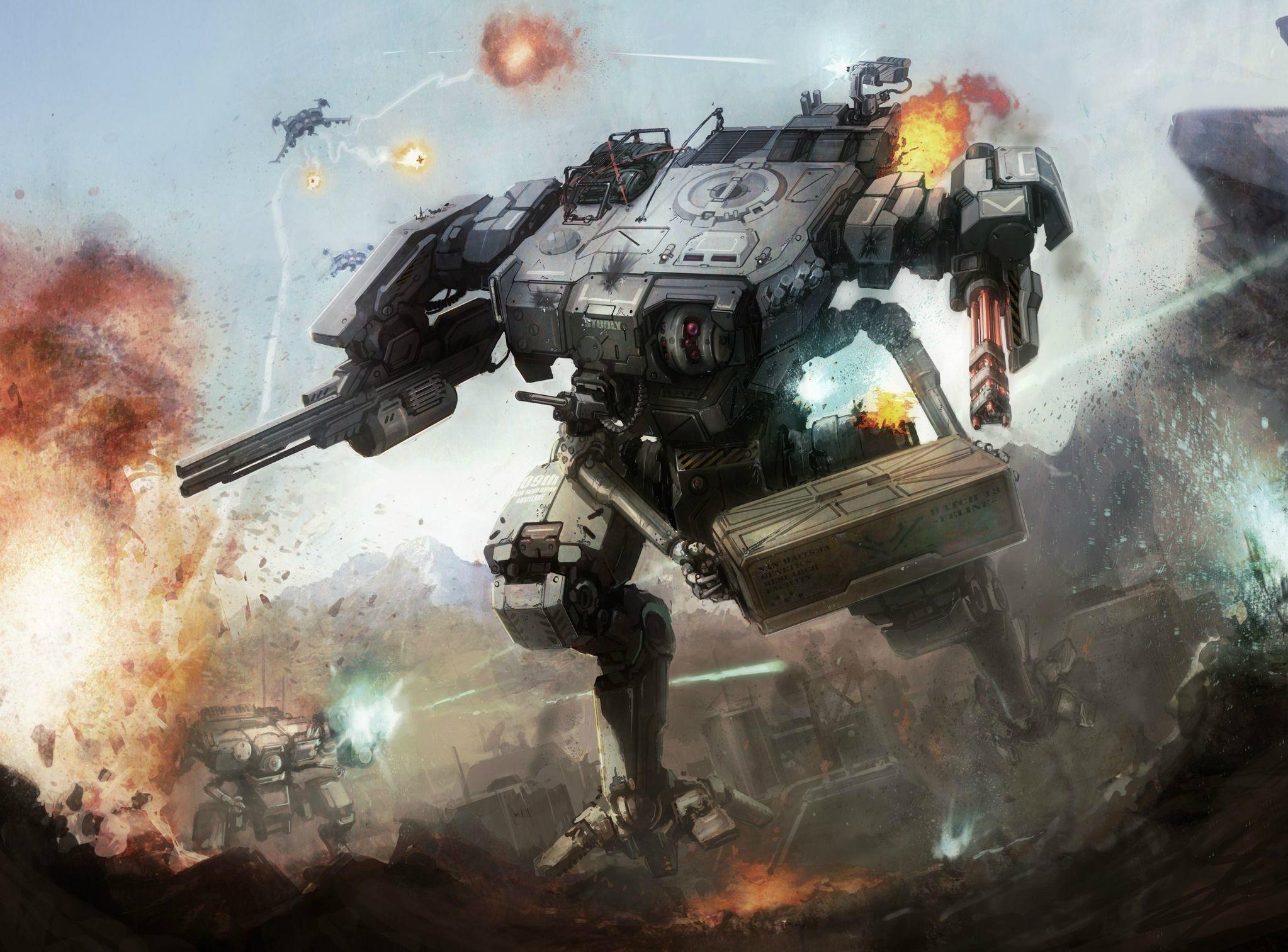 2046x1513 Sci Fi Robot Wallpaper .