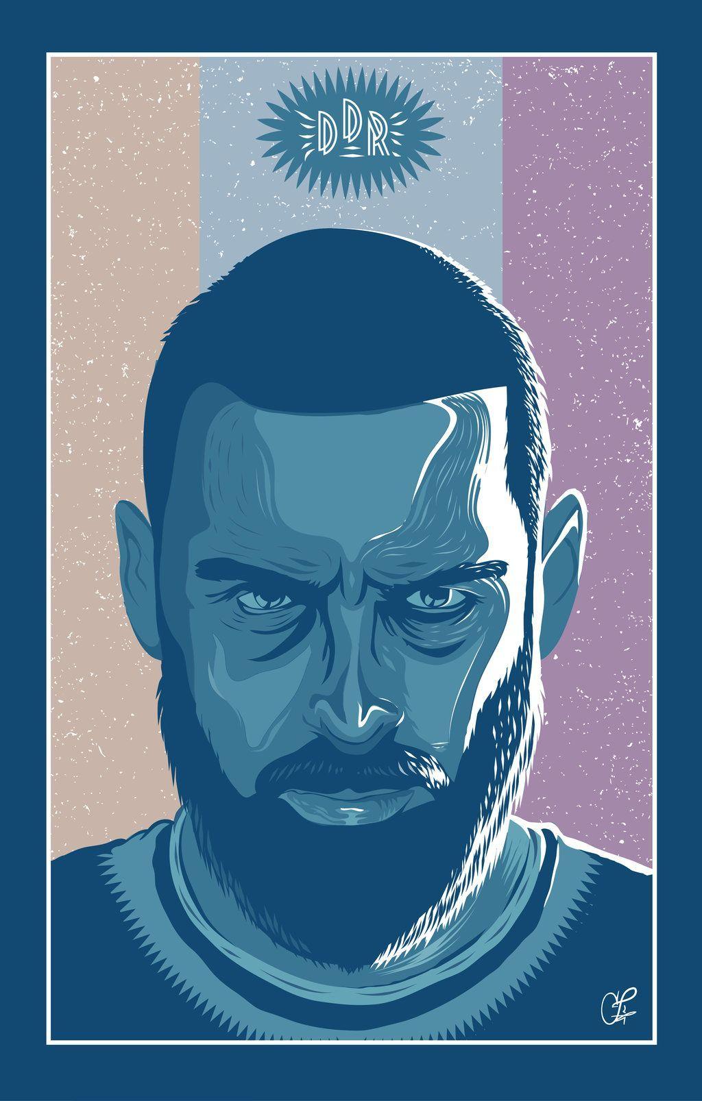 1024x1607 Daniele De Rossi Vector Poster. Football illustration, Football art, Art design