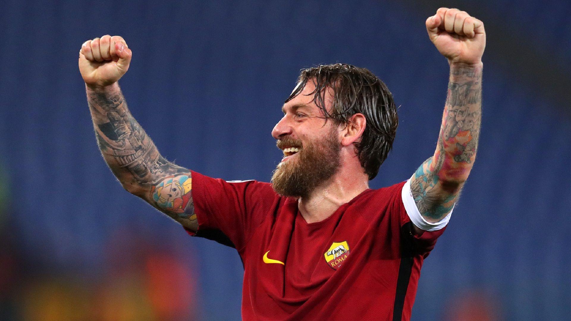1920x1080 De Rossi dons makeup, wig and glasses to watch Rome derby without being recognised