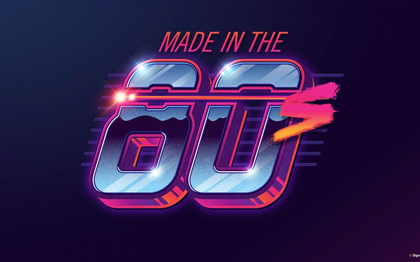 1440x900 80s Neon Wallpaper 47353