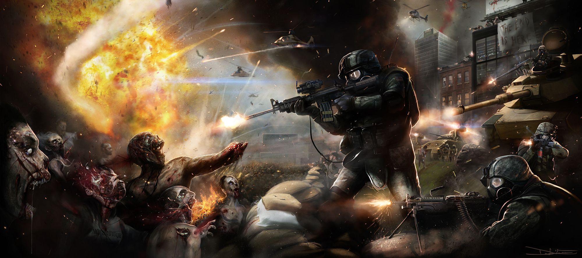 2000x888 Awesome Military Wallpaper
