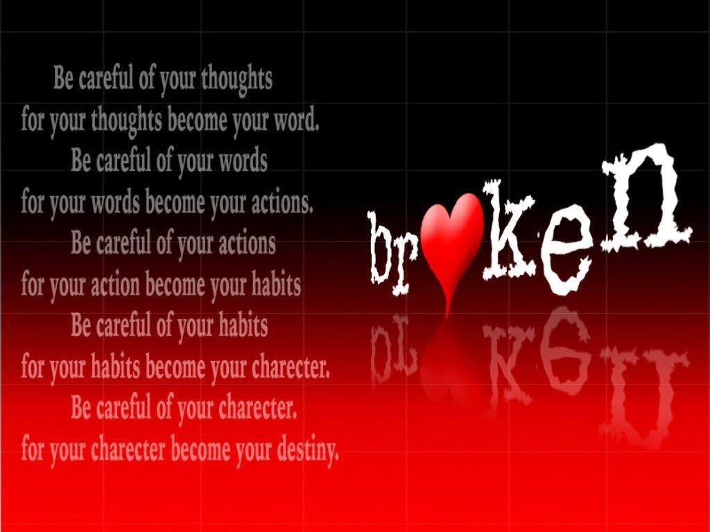 Broken Heart Quotes Wallpapers - Top Free Broken Heart Quotes ...