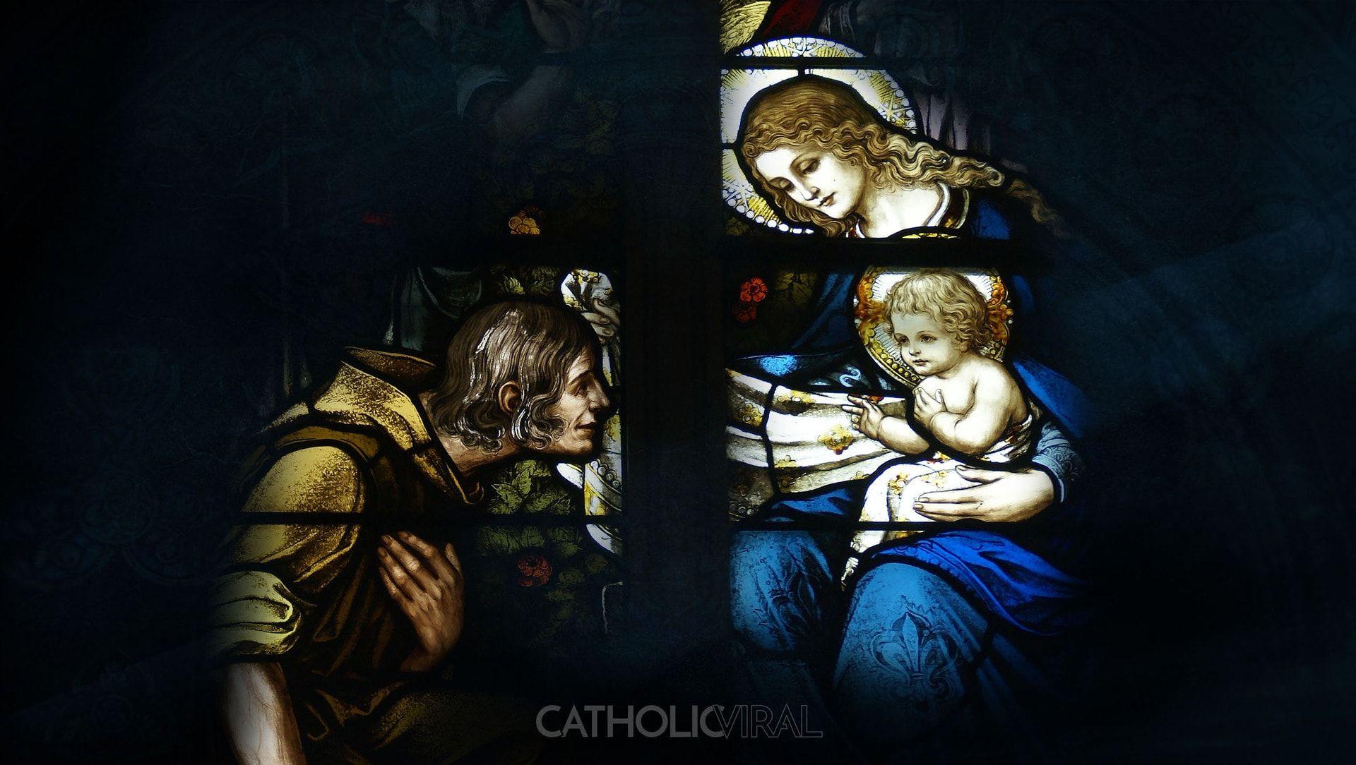 1920x1084 Stunning Stained Glass Windows Of The Nativity Christmas Wallpaper CatholicViral