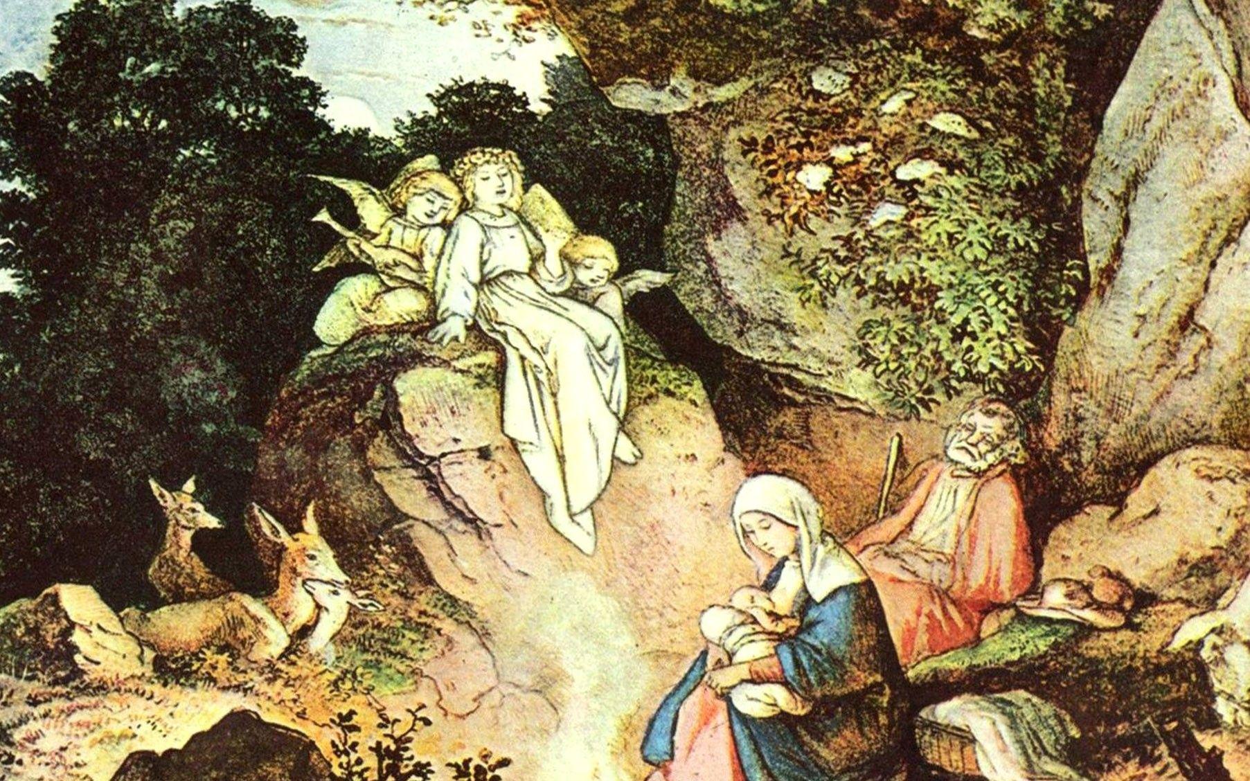 1805x1128 Adrian, Ludwig, Richter, Nativity, Widescreen, Amazing, Absract, Artworks, Historical Image, Cool Paints, Art Wallpaper For Windows, iPhone Background Image, Art Photo For Samsung, 1805x1128