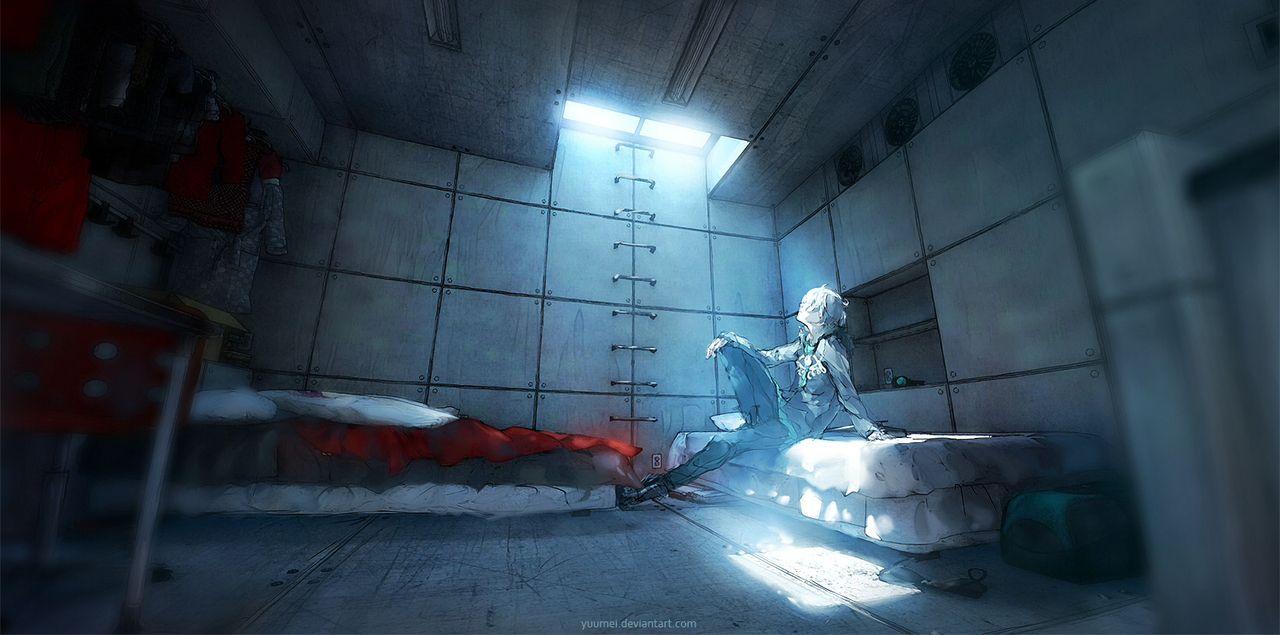 1280x635 Anime manga, fisheye placebo and smartphone