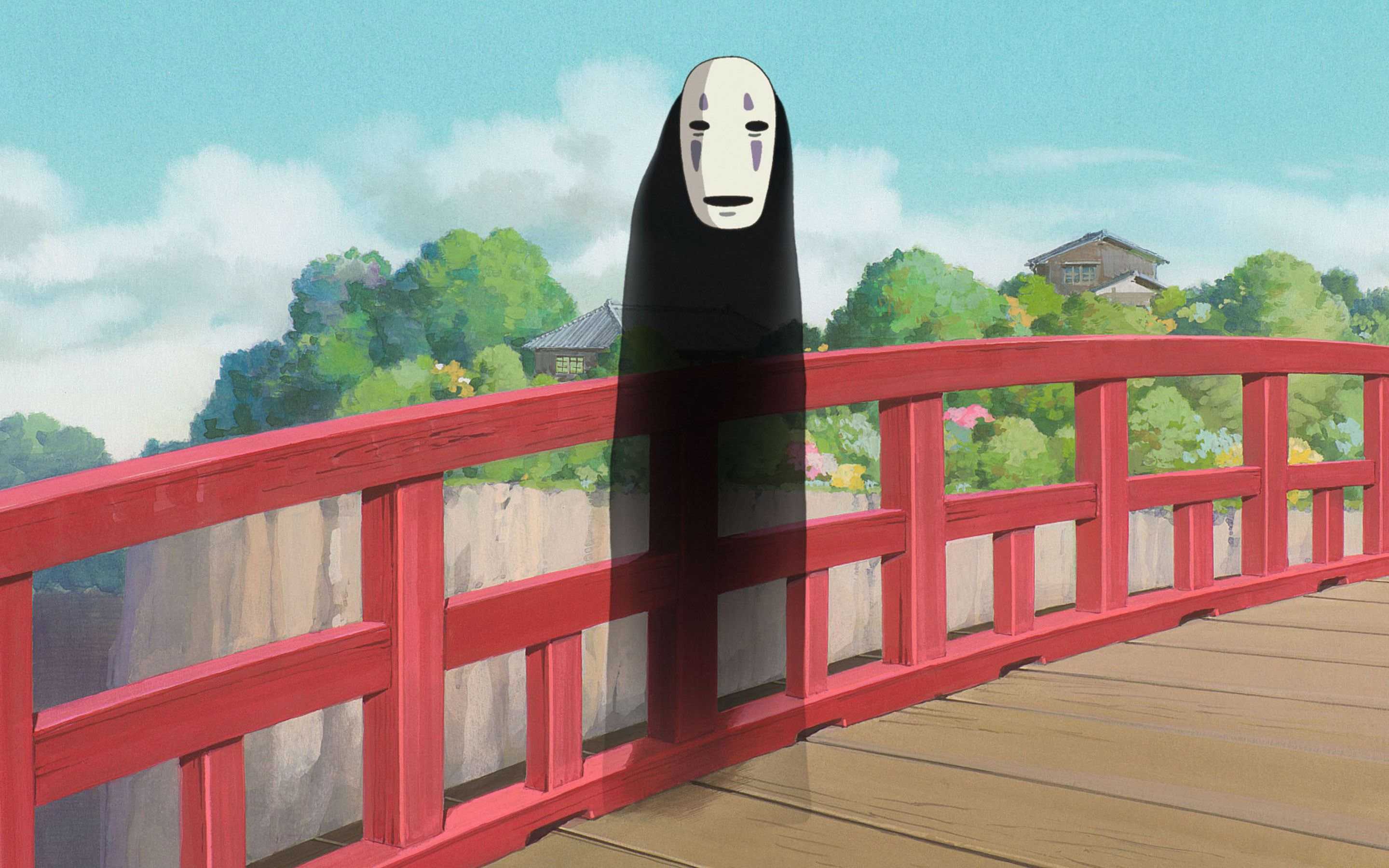 2880x1800 No Face Spirited Away Wallpaper Free HD Wallpaper