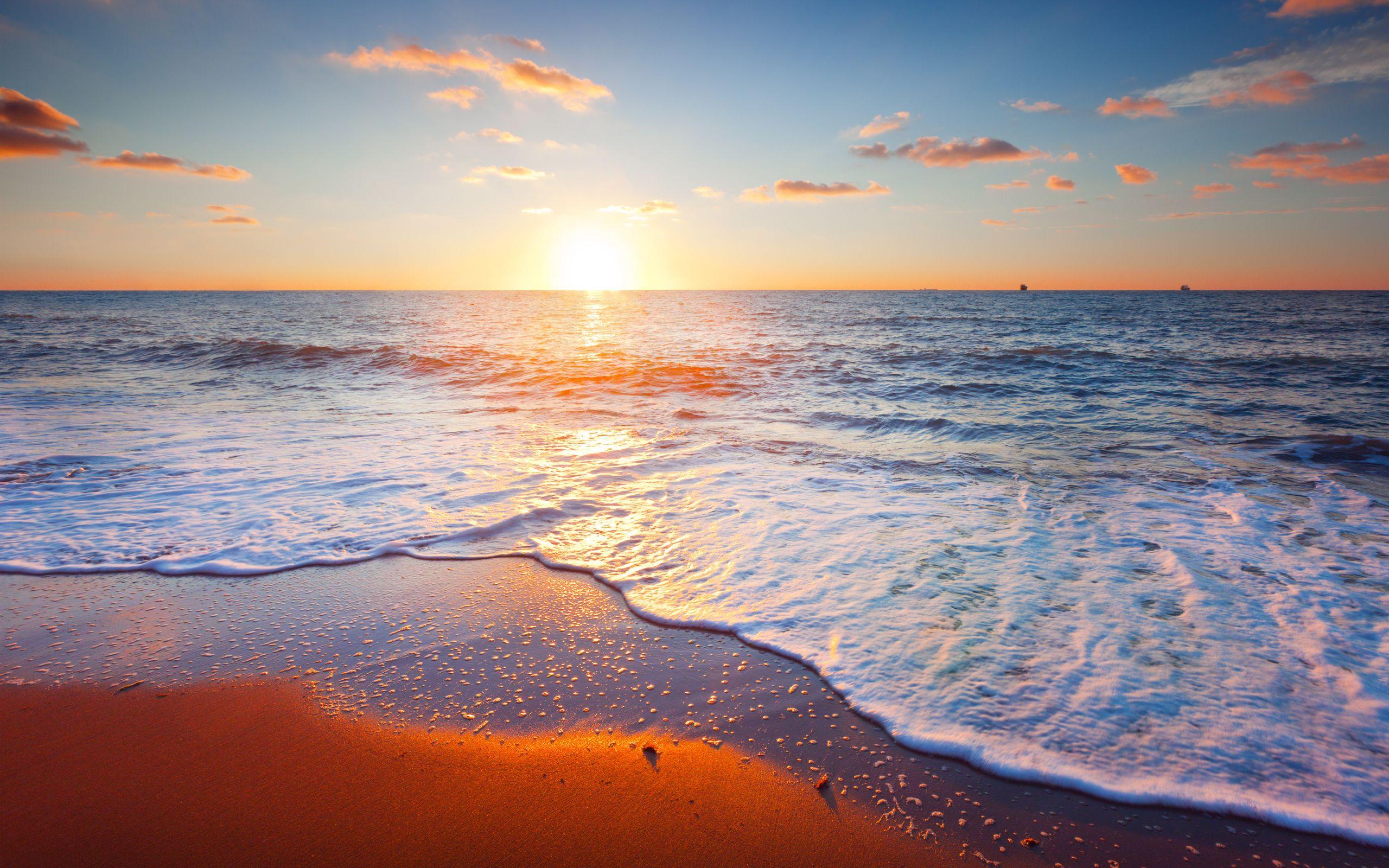 2560x1600 Ocean Scene Wallpaper HD Wallpaper