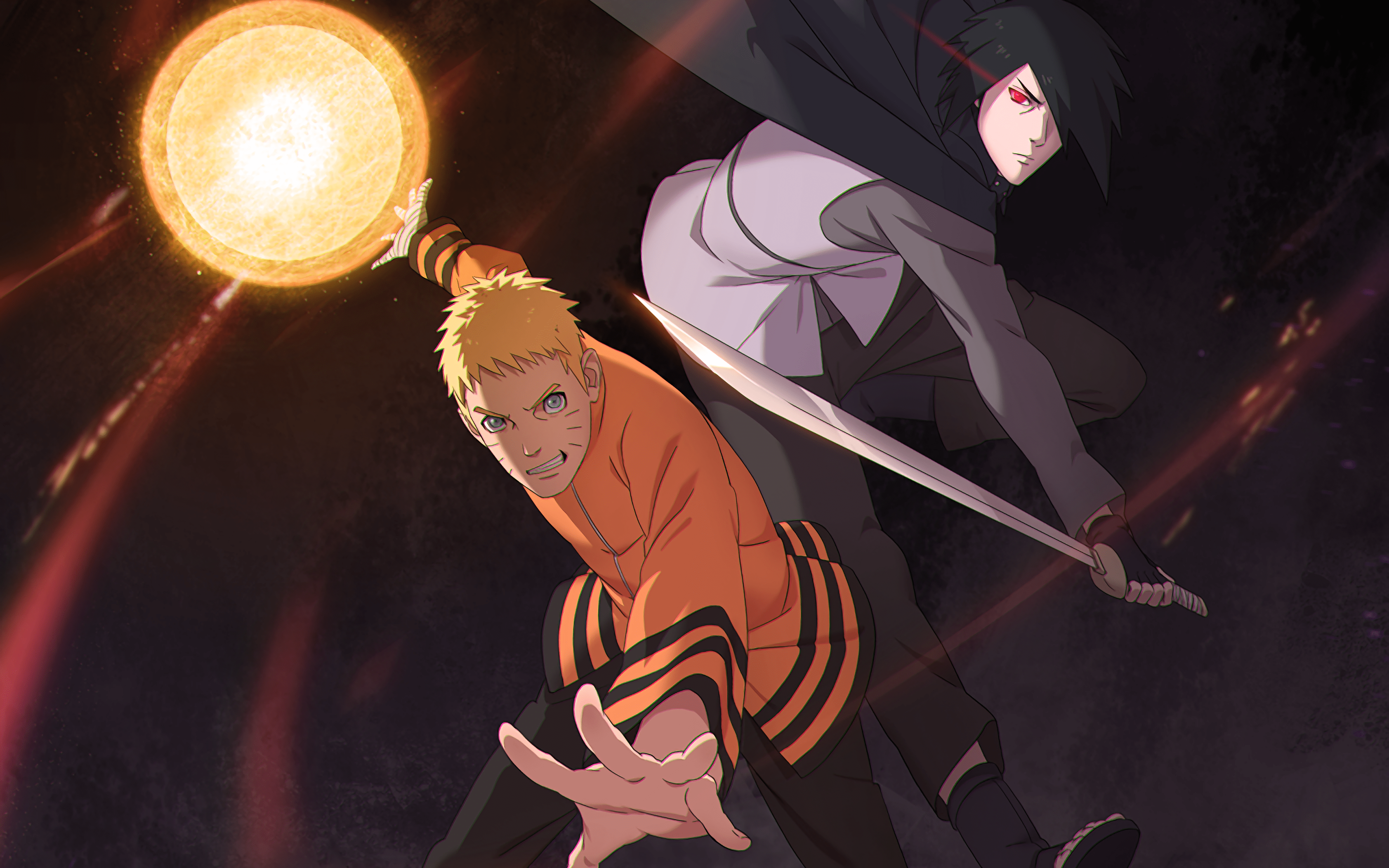 3840x2400 Sasuke Wallpaper 4K .