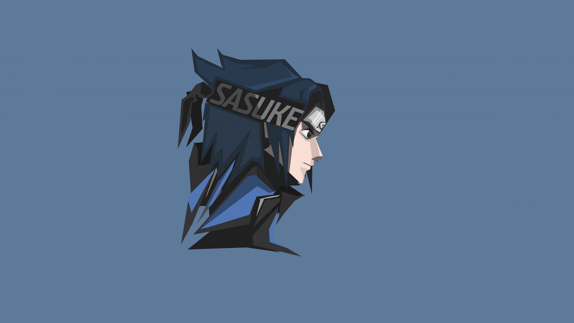 1920x1080 Desktop wallpaper art, sasuke uchiha, minimal, anime, HD image, picture, background, ba45e4