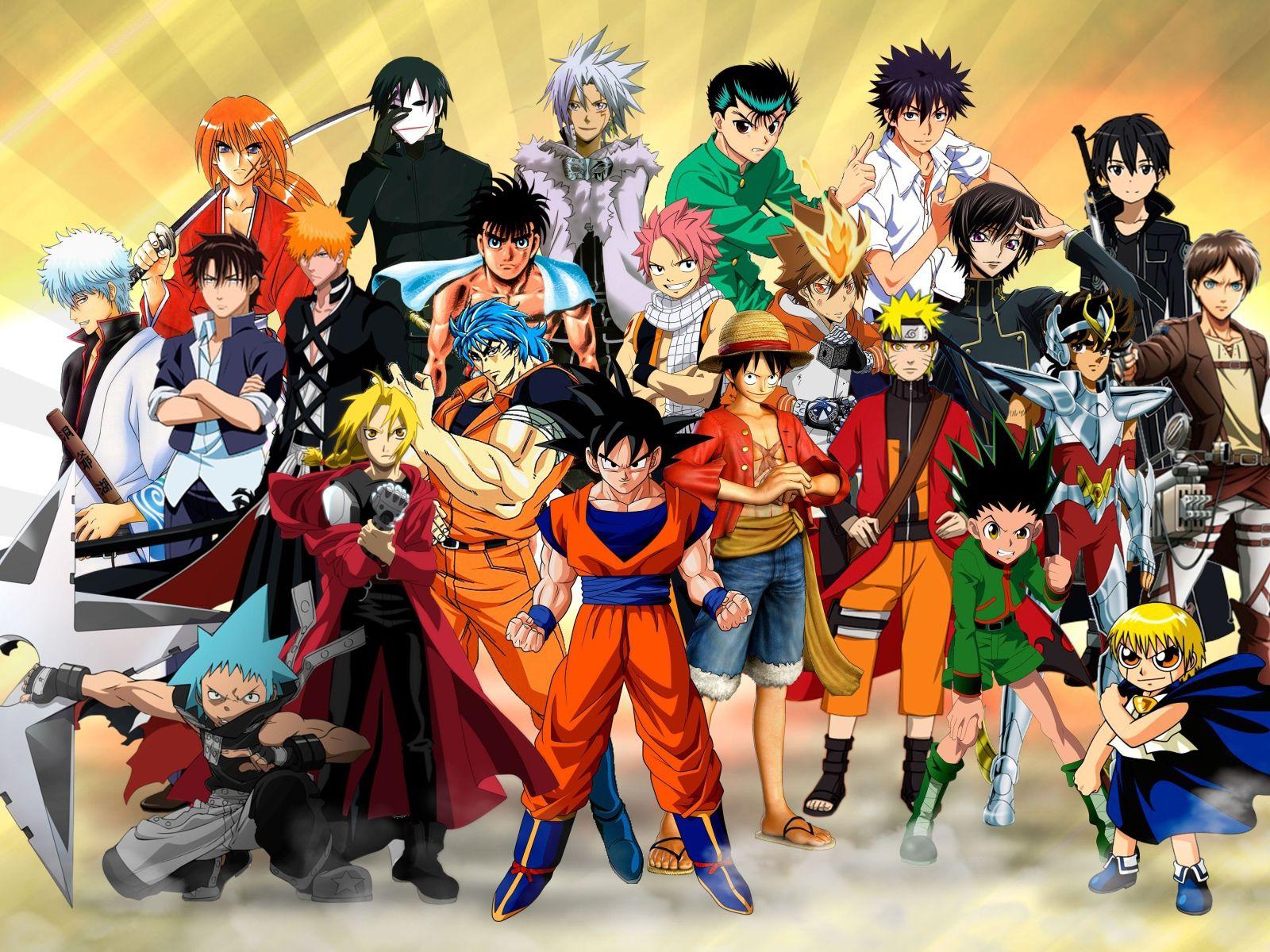 Male Anime Characters Wallpapers Top Free Male Anime Characters Backgrounds Wallpaperaccess