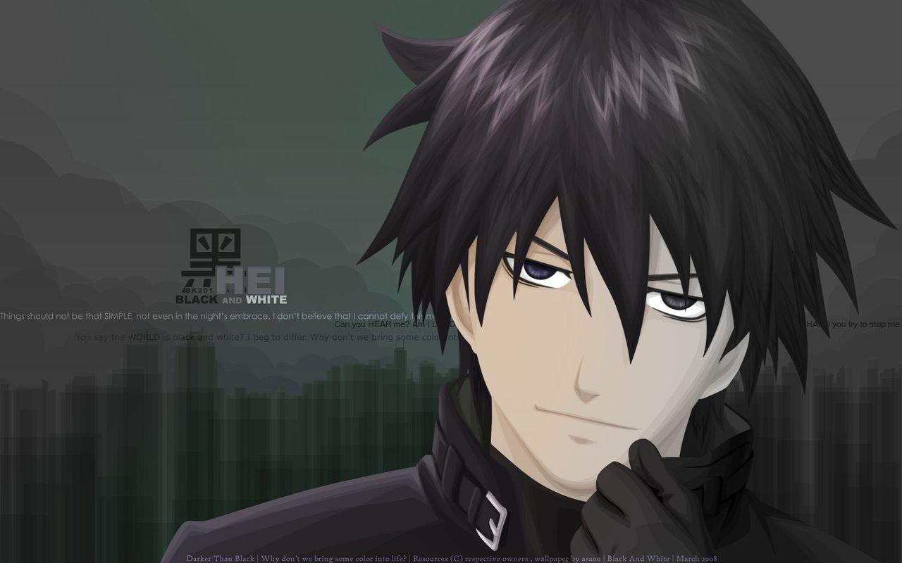 1280x800 Male Black Hair Cool Anime Characters HD Wallpaper