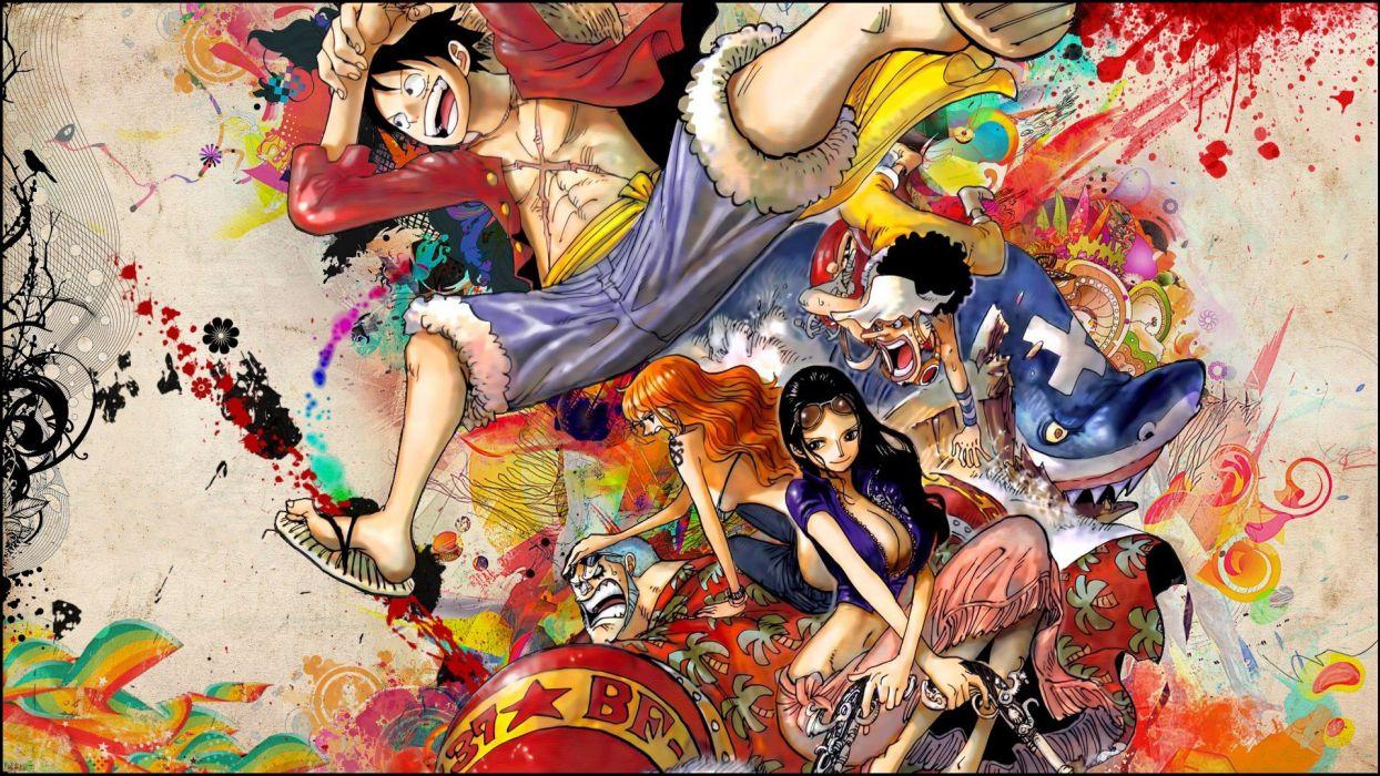 1244x700 One Piece series anime characters wallpaperx1080