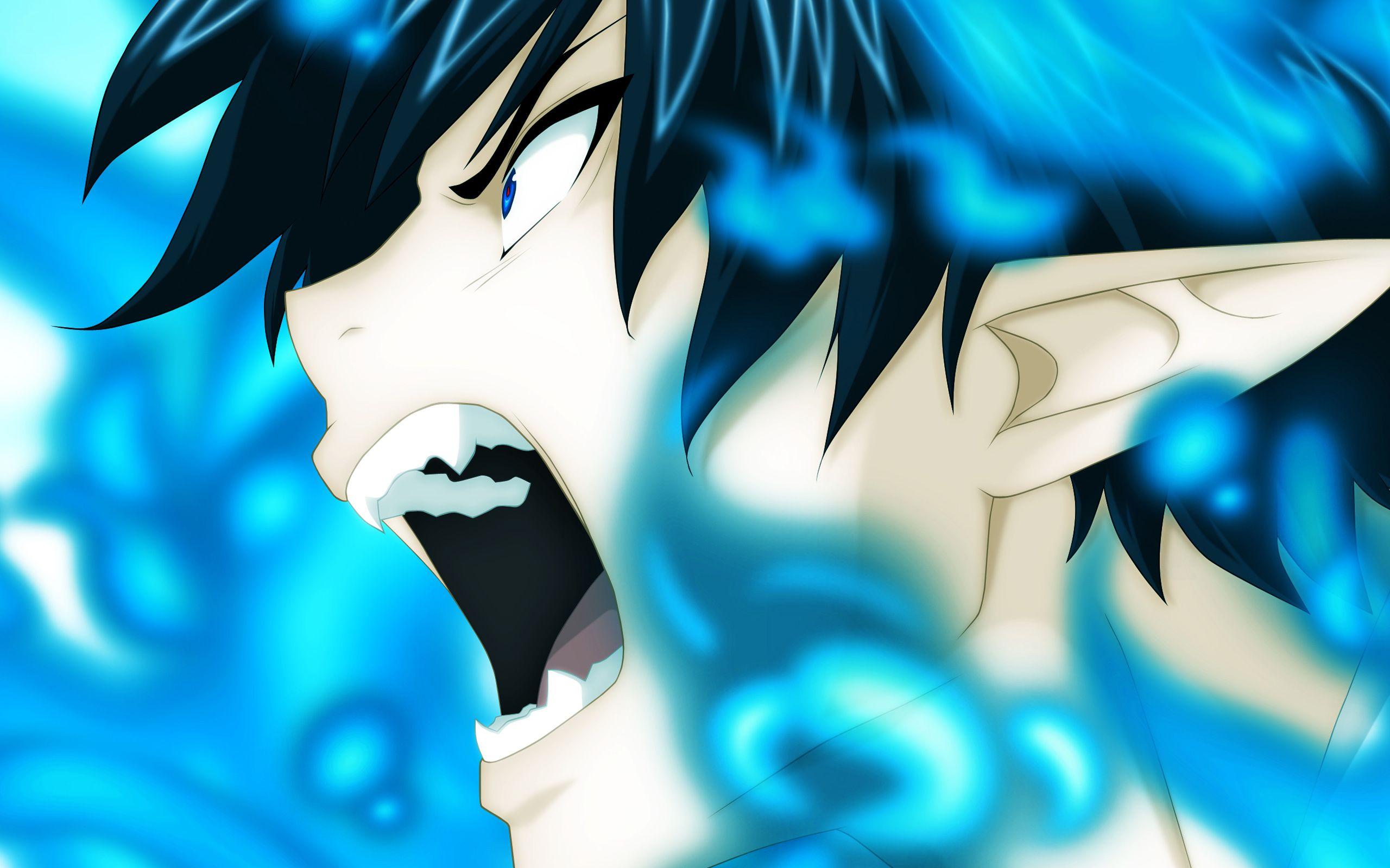 2560x1600 Download wallpaper Blue Exorcist, Rin Okumura, Japanese manga, portrait, male anime characters for desktop with resolution 2560x1600. High Quality HD picture wallpaper