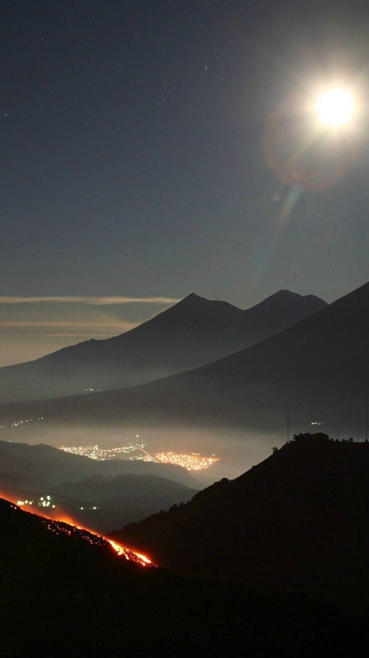 750x1334 Mountains of Guatemala HD Wallpaper iPhone 6 / 6S