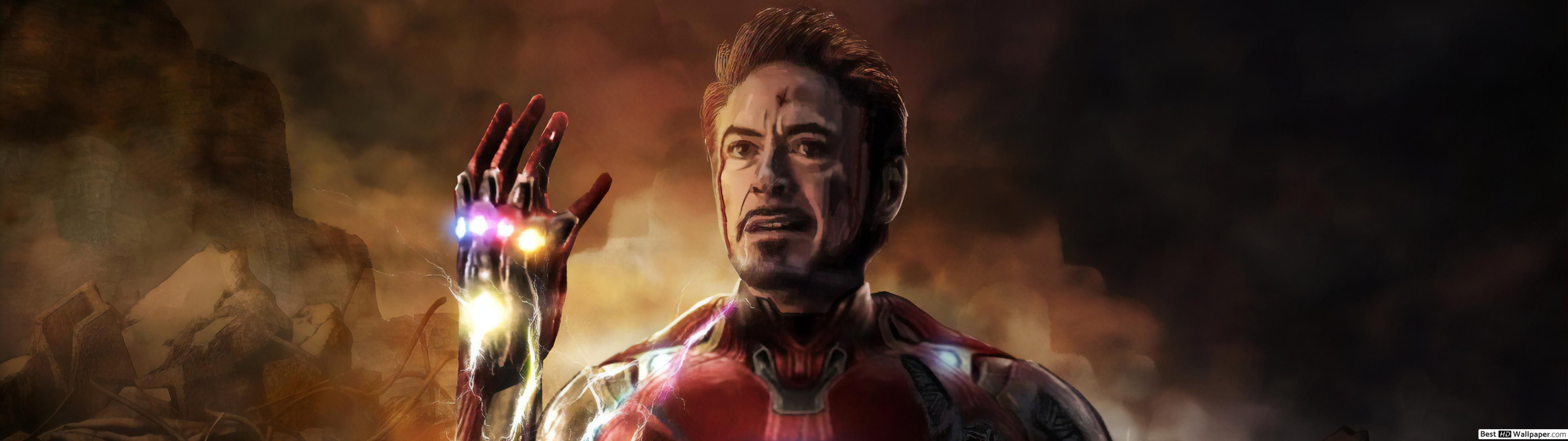 5120x1440 Iron Man Tony Stark Endgame